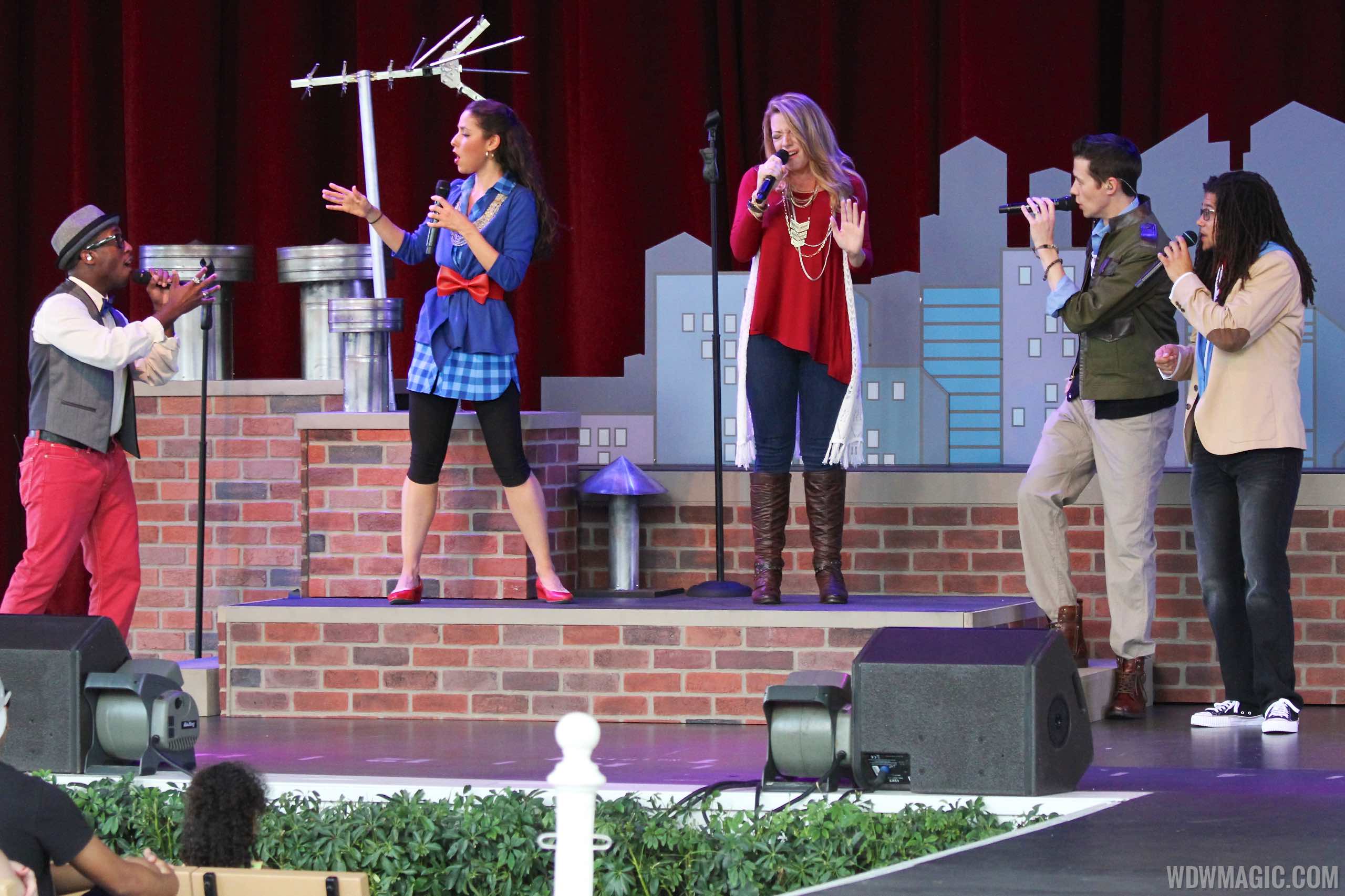 VIDEO American Music Machine acapella group debuts at Epcot's