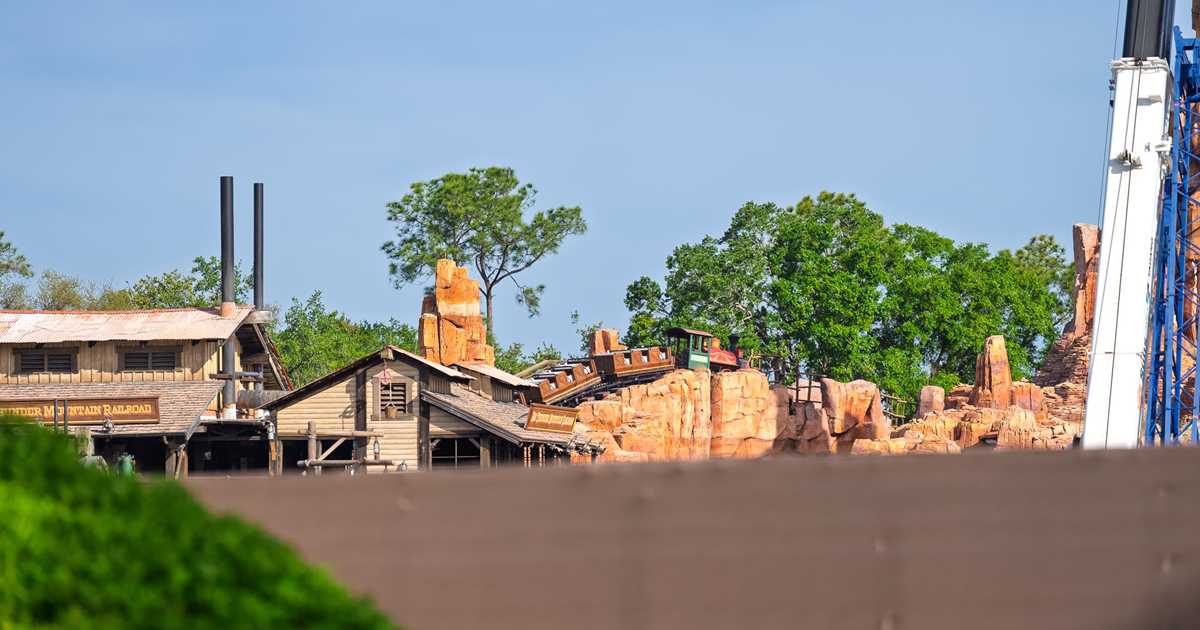 Big Thunder Mountain Railroad Ride Testing