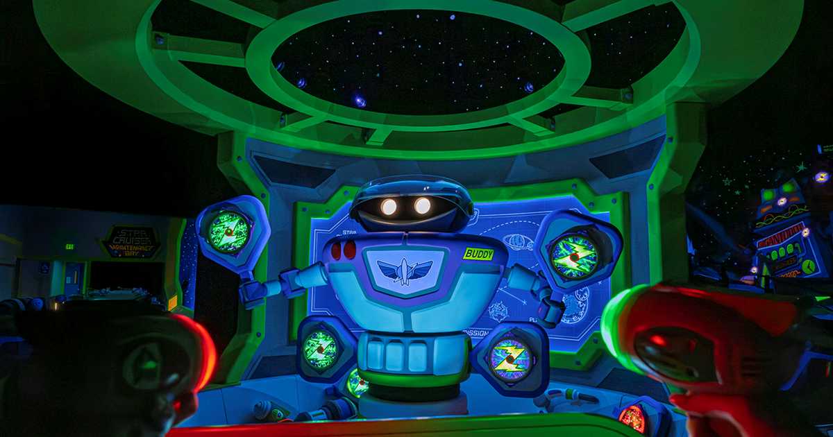 First Look Inside Refurbished Buzz Lightyear's Space Ranger Spin