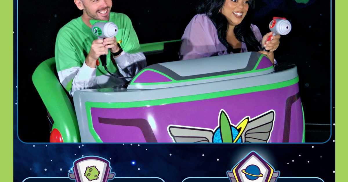 Updated Buzz Lightyear's Space Ranger Spin Onride Photo
