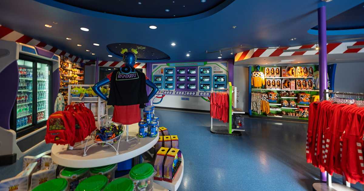 Inside the Updated Buzz Lightyear's Space Ranger Spin Photos Gift Shop