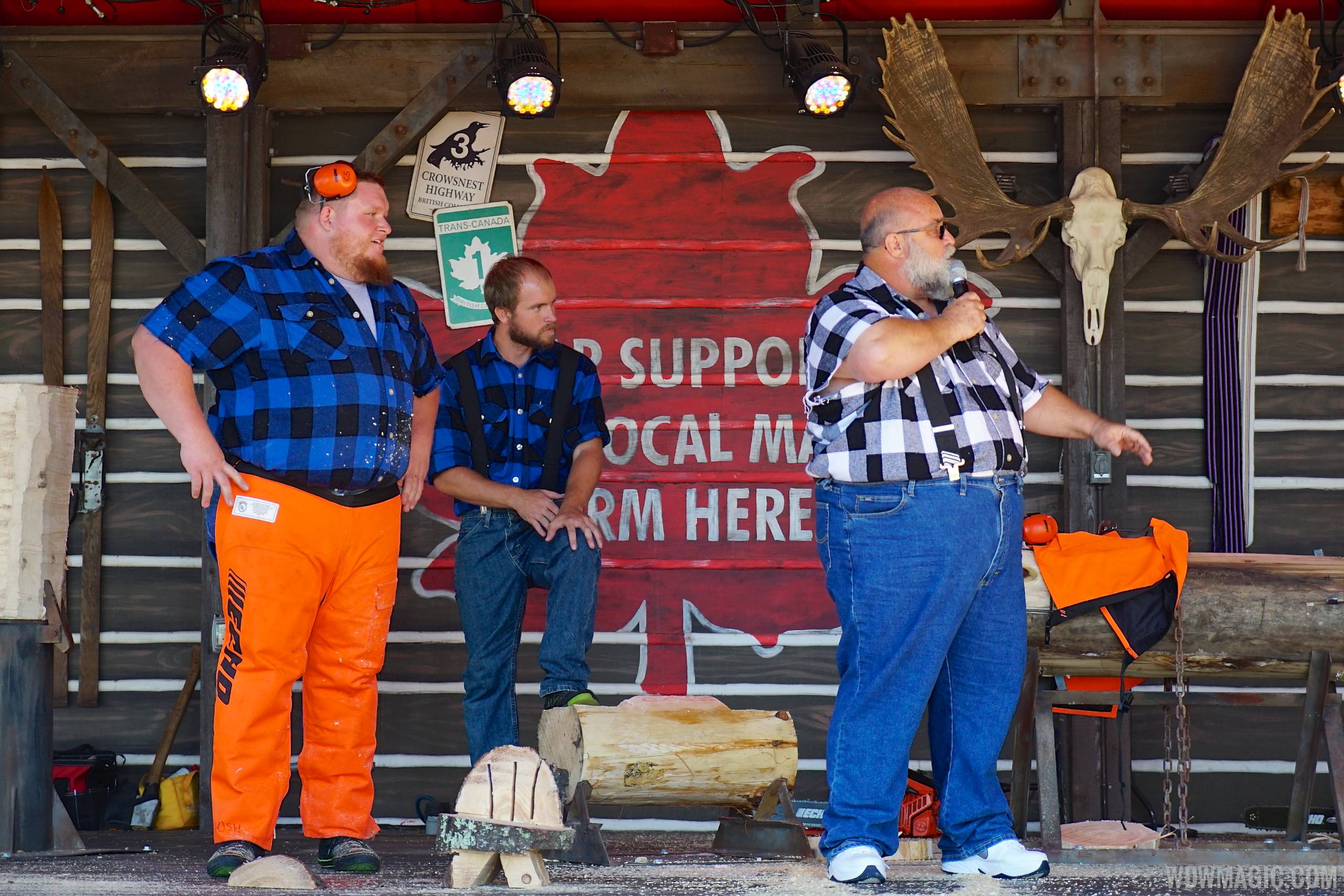 VIDEO Canadian Lumberjack Show makes its debut performance at Epcot's