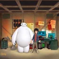 PHOTO - Concept art for the new Big Hero 6 meet and greet at Disney's ...