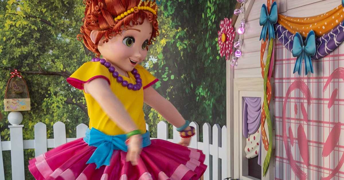 Fancy Nancy character meet and greet at Disney's Hollywood Studios