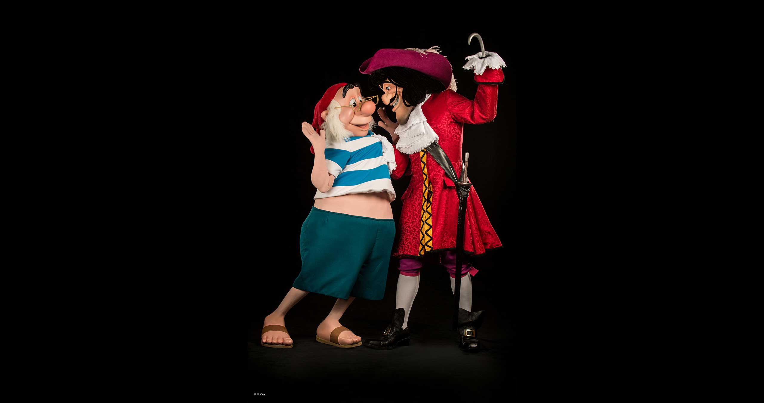Captain Hook and Mr Smee meet and greet coming to the Magic