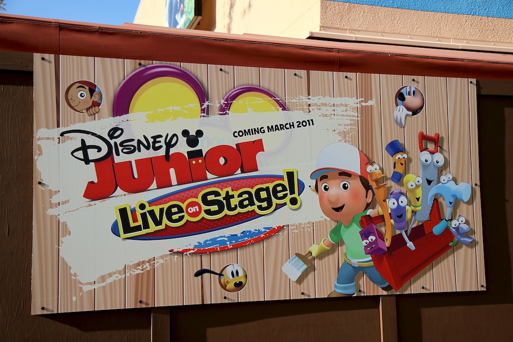 Disney Junior Live on Stage! pre opening exterior Disney Junior Live on Stage! pre opening exterior