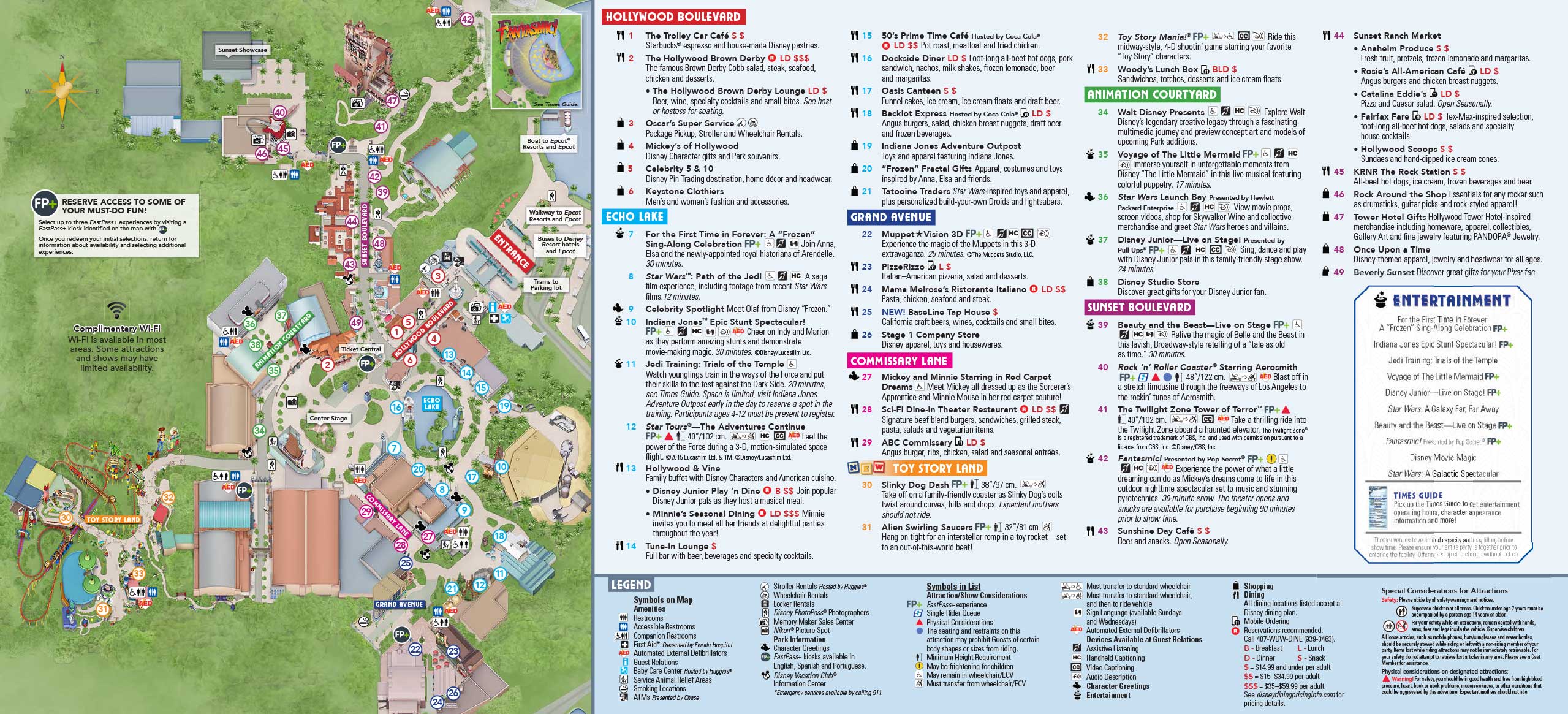 map of hollywood studios Photos New Guide Map For Disney S Hollywood Studios