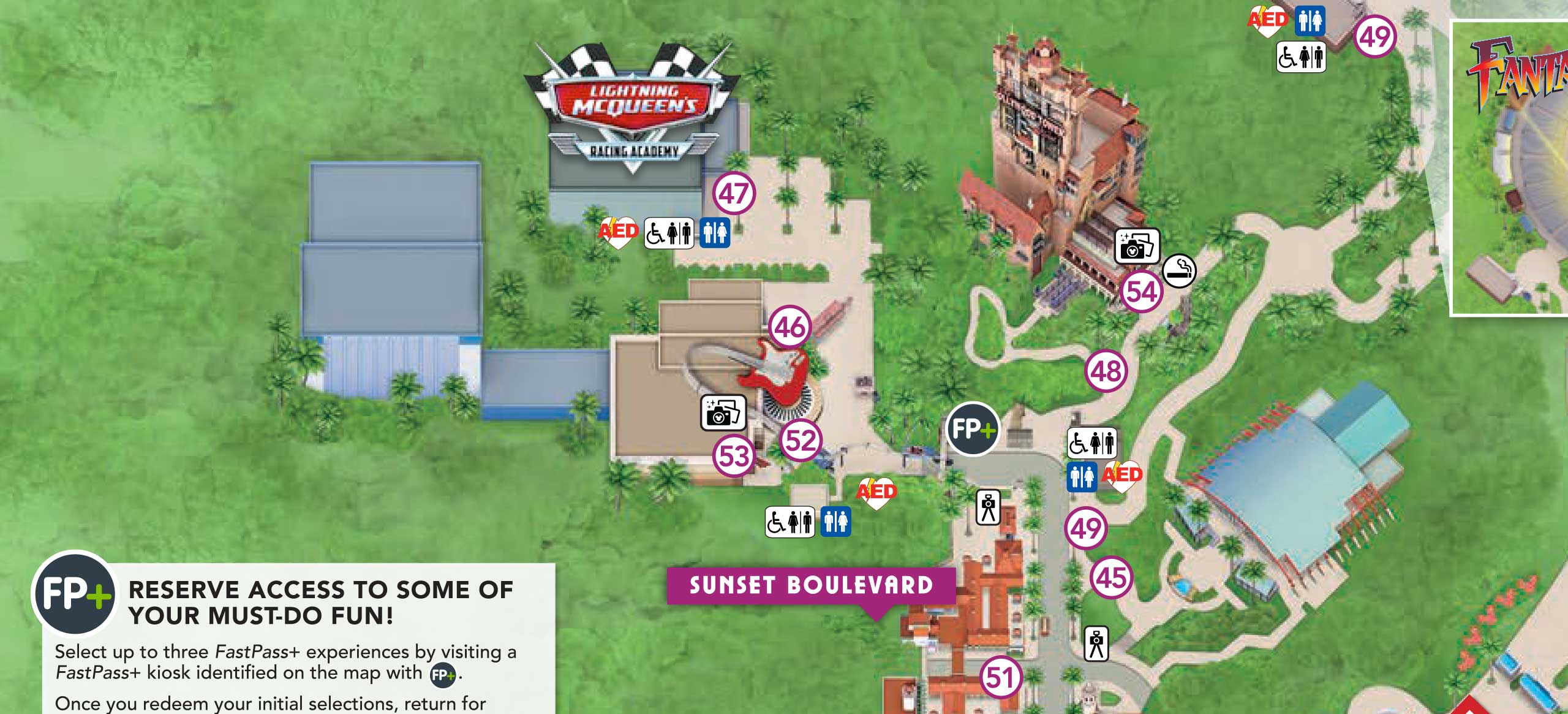 30th Anniversary Guide Map For Disney S Hollywood Studios Photo 3 Of 3   Disneys Hollywood Studios Full 34953 