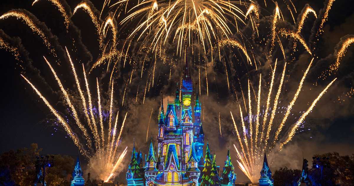 Disney's Not So Spooky Spectacular firework show 2019