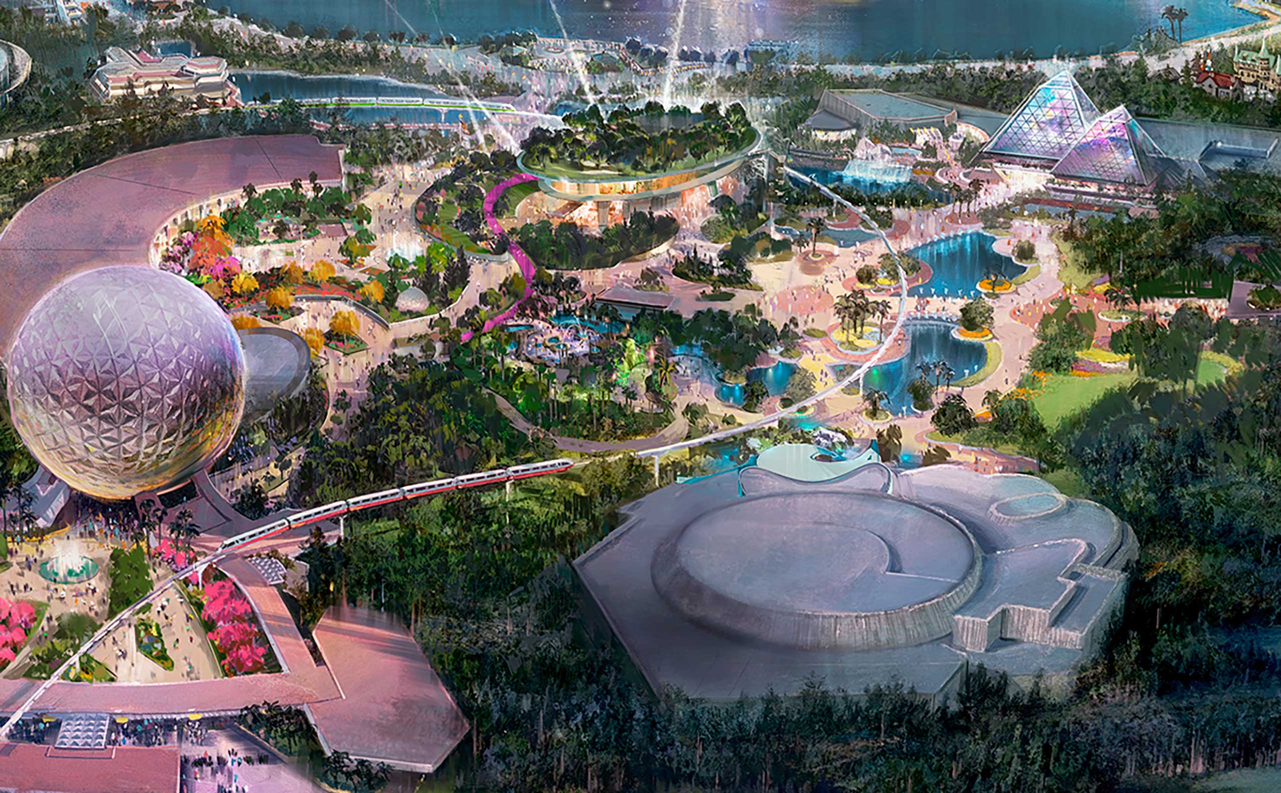 The Journey of Water will be built on some of the land currently occupied by Innoventions West