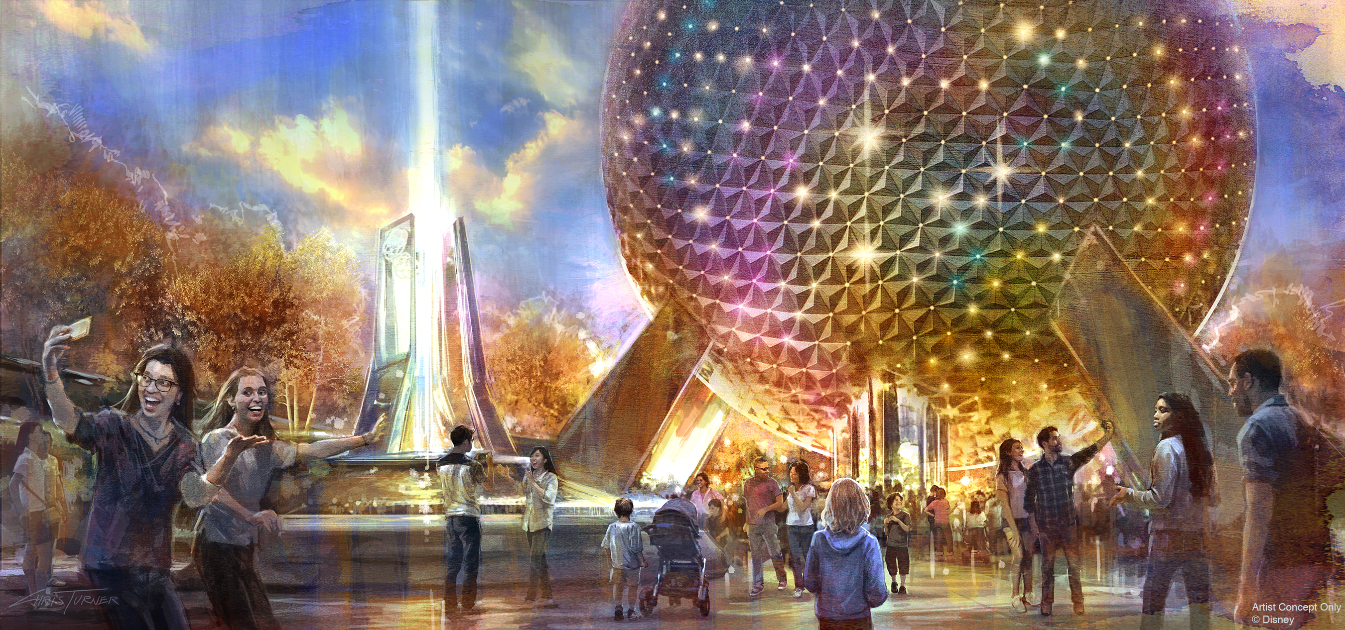PHOTOS New concept art shows more of Epcot's redesign including new