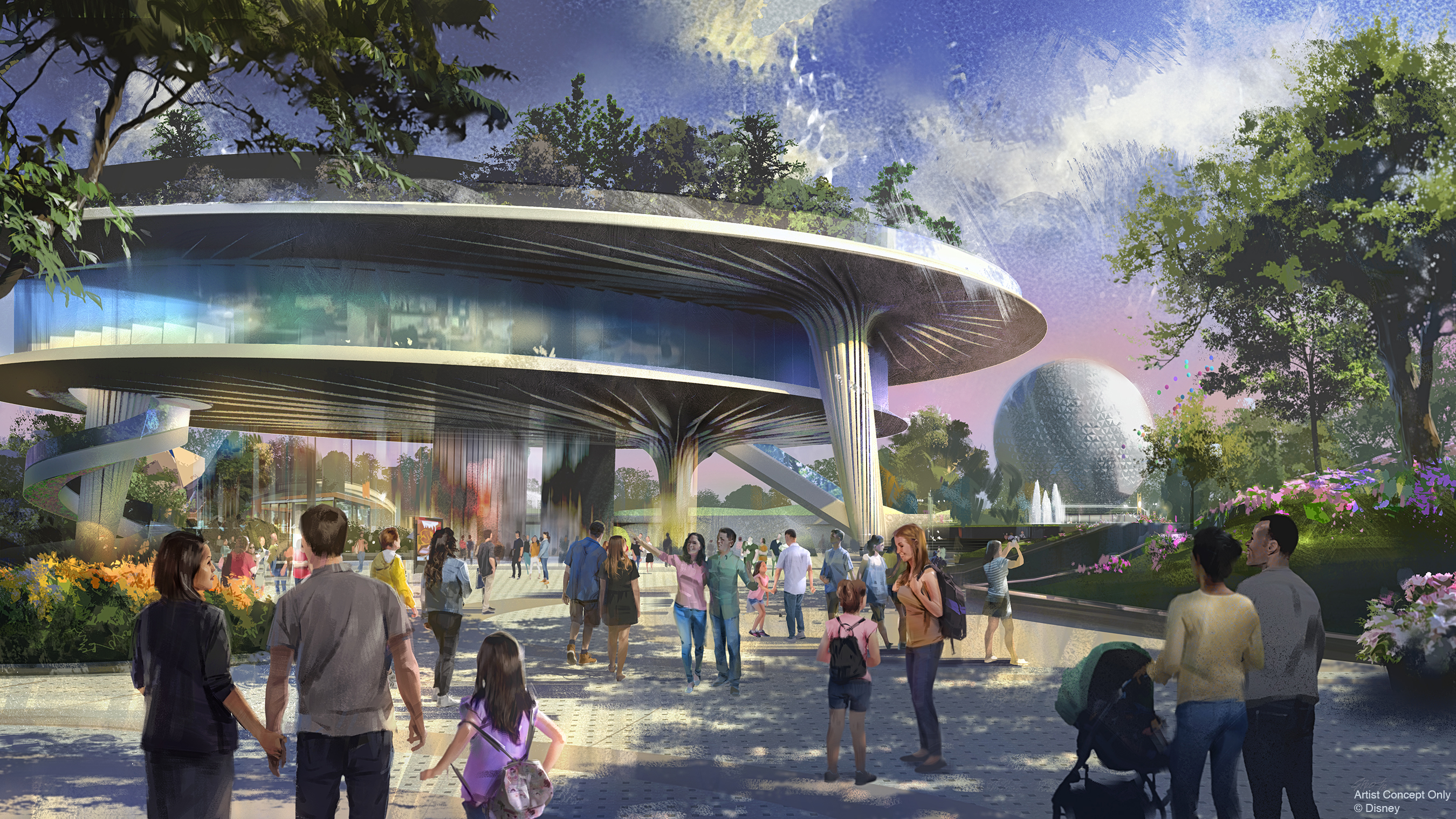PHOTOS New concept art shows more of Epcot's redesign including new