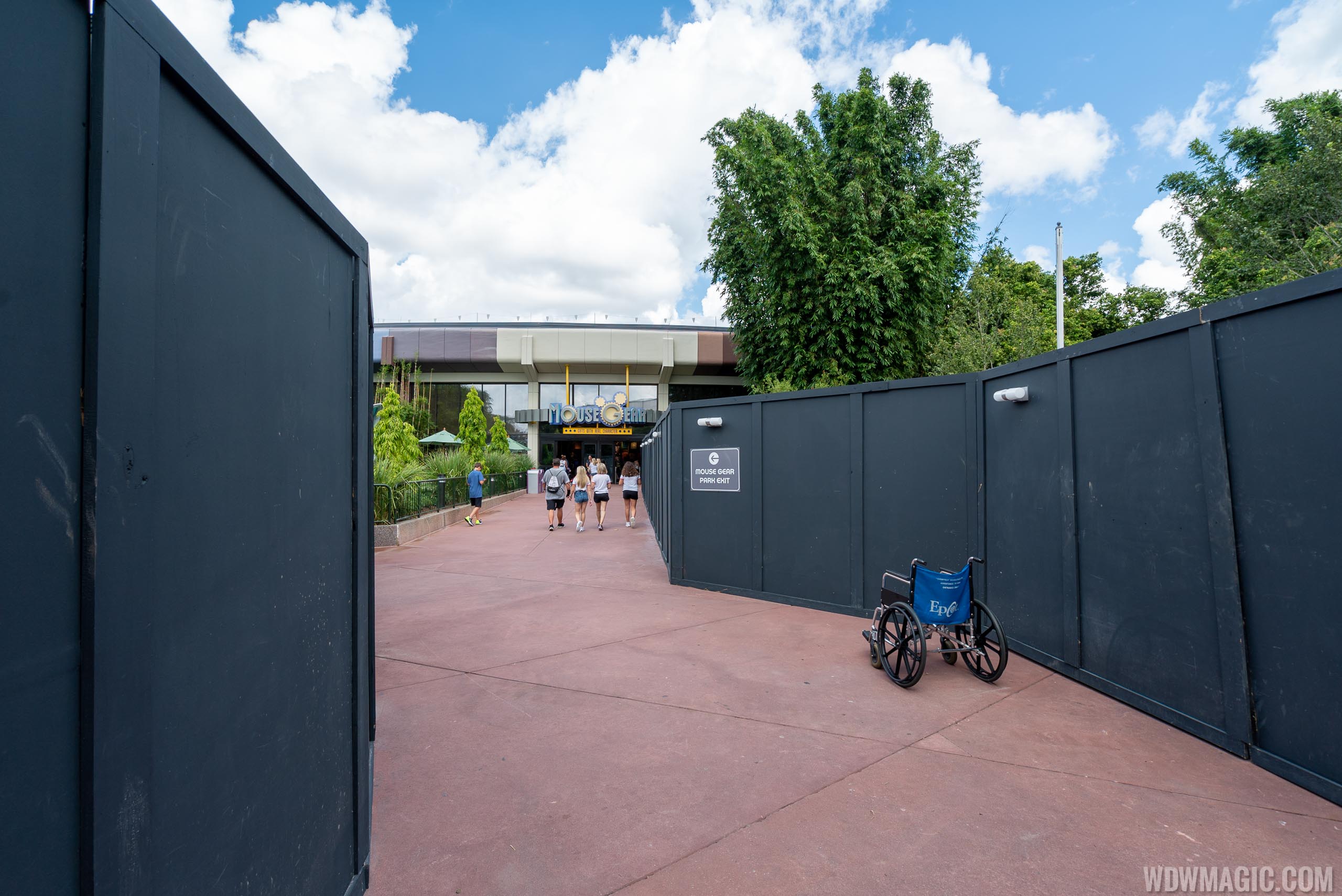 Epcot Future World Construction Walls - September 2019 - Photo 8 of 11
