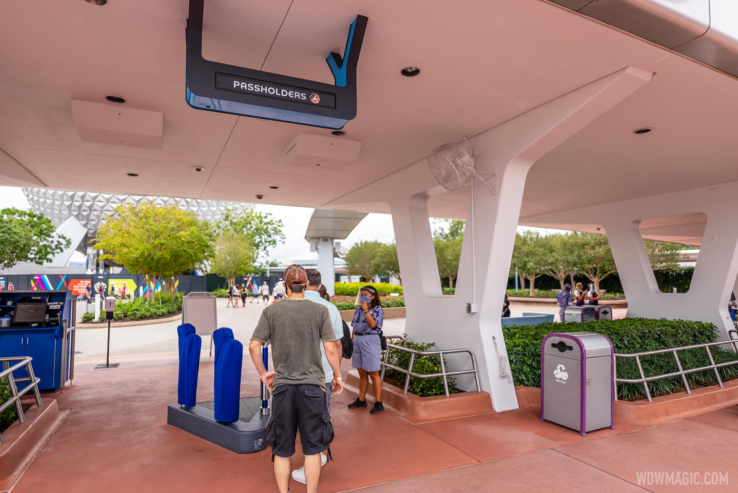 EPCOT's new tapstyle entrance signs
