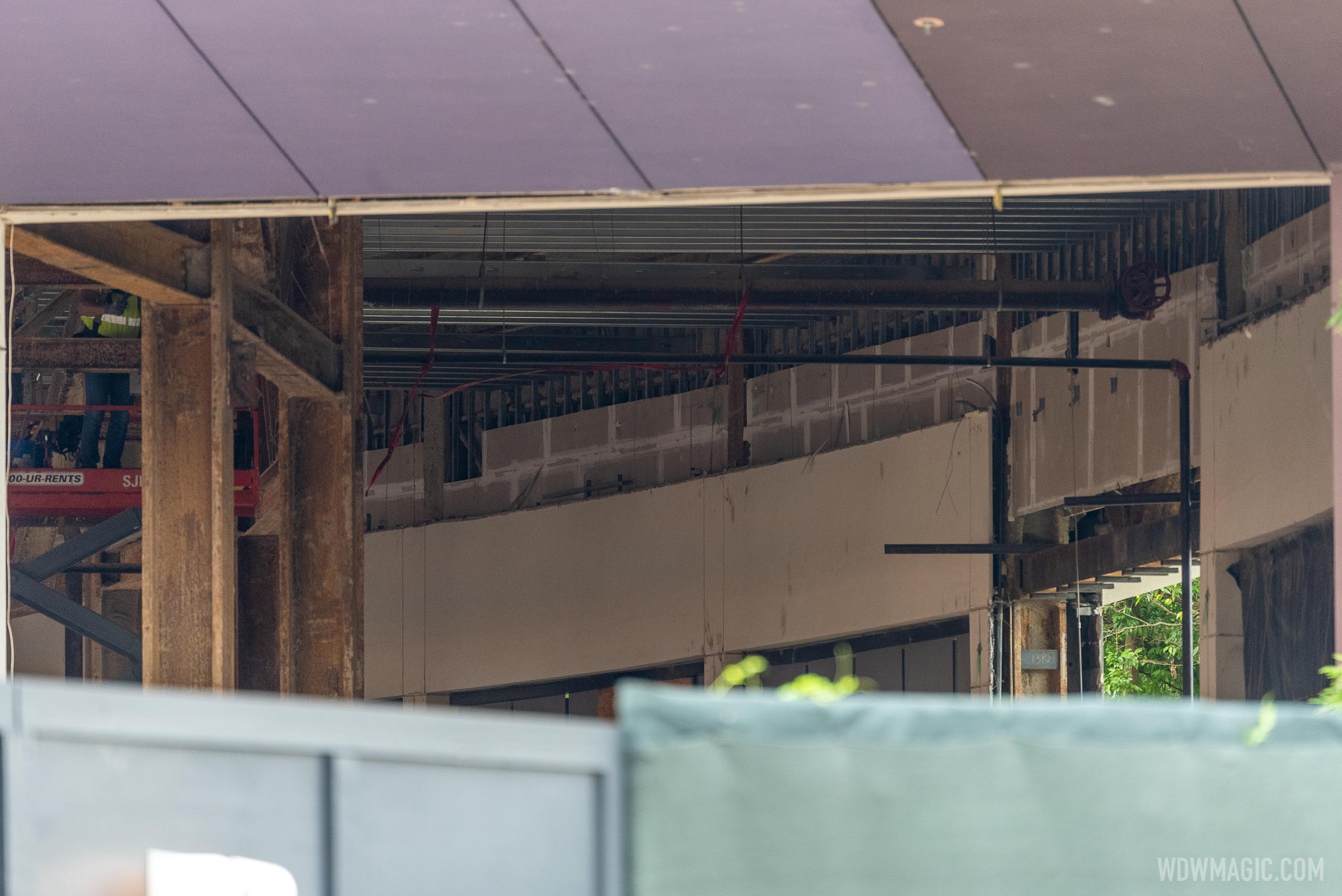 EPCOT Future World Central Spine demolition - October 5 2020 - Photo 4 ...