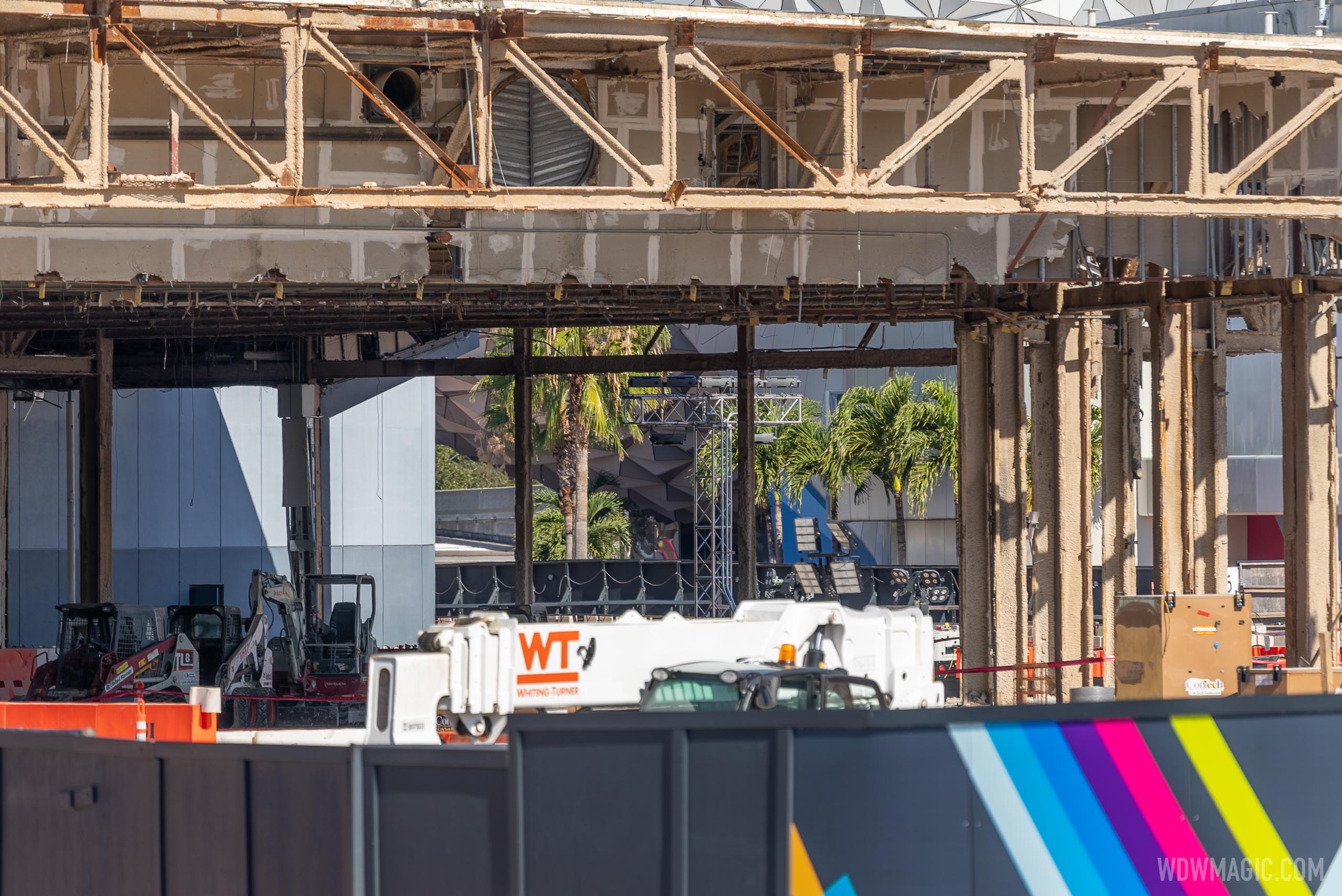 EPCOT Future World West demolition - December 11 2020 - Photo 5 of 13