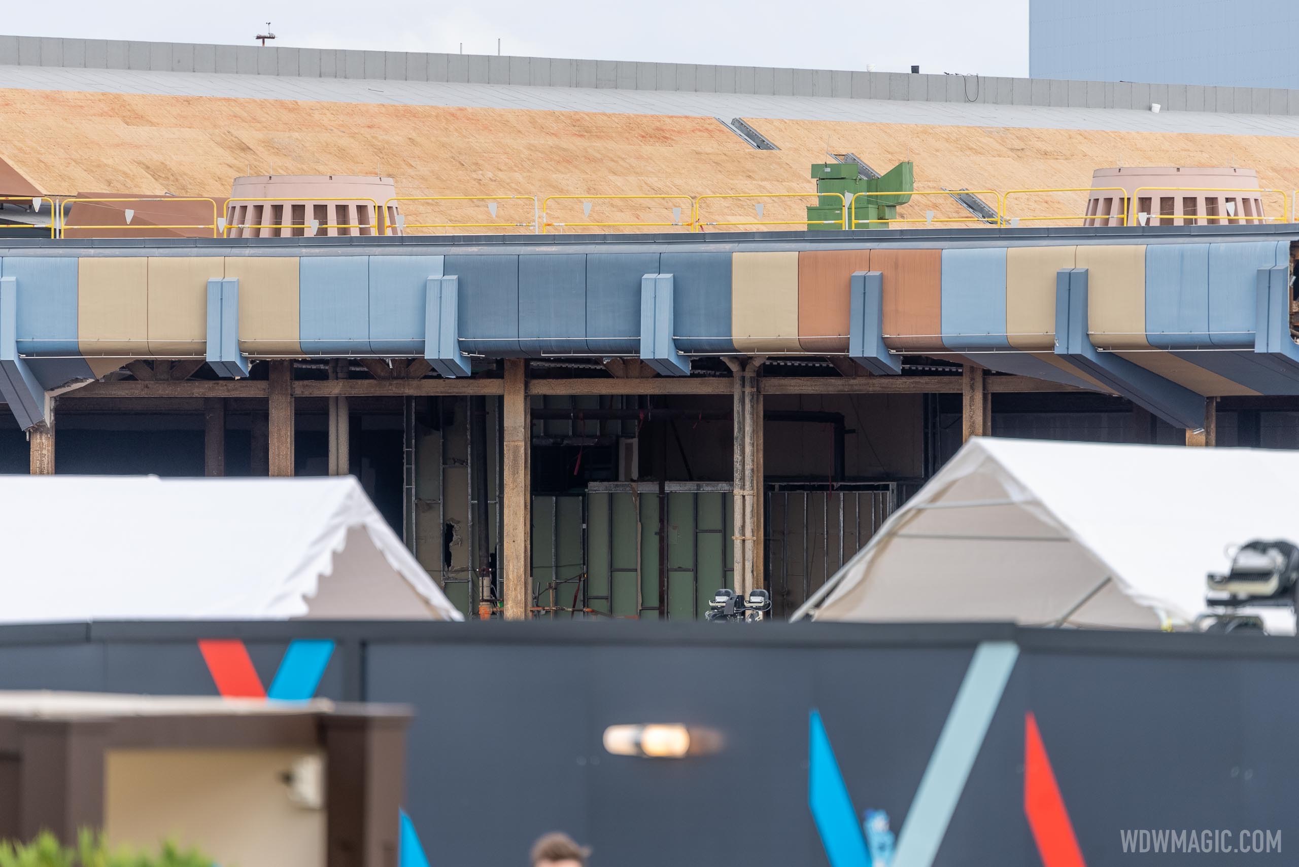 EPCOT Central Spine demolition and construction - January 8 2021 ...