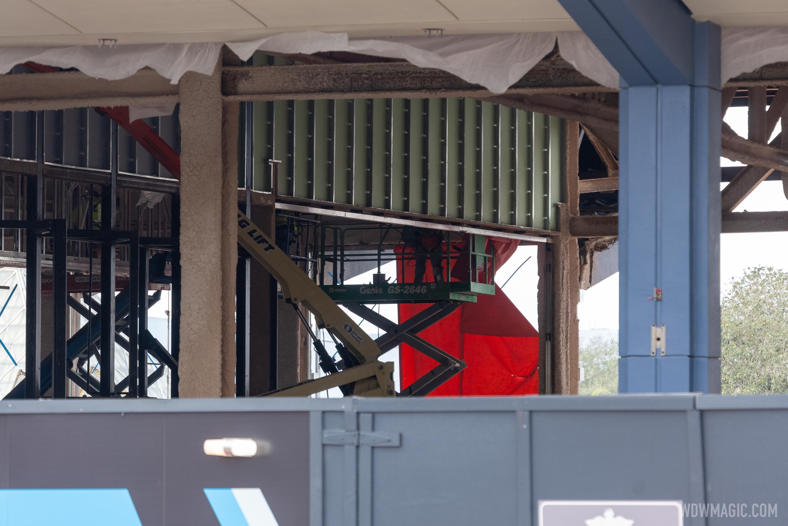 EPCOT Central Spine demolition and construction - January 8 2021 ...