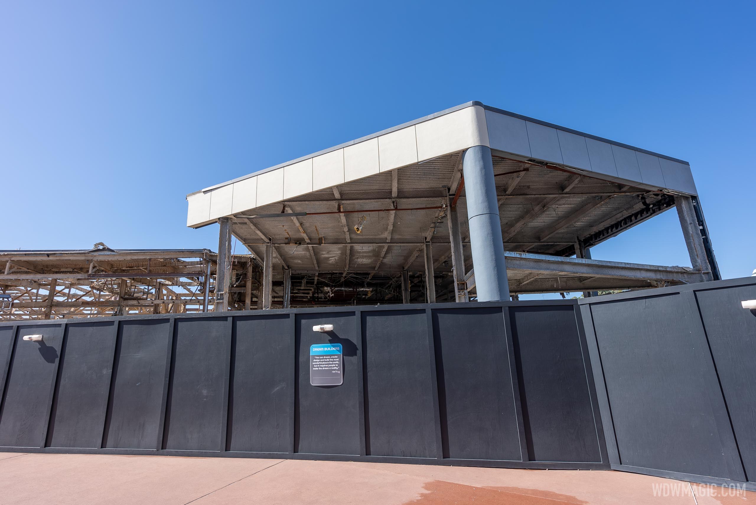 EPCOT Innoventions West demolition - February 9 2021 - Photo 3 of 9