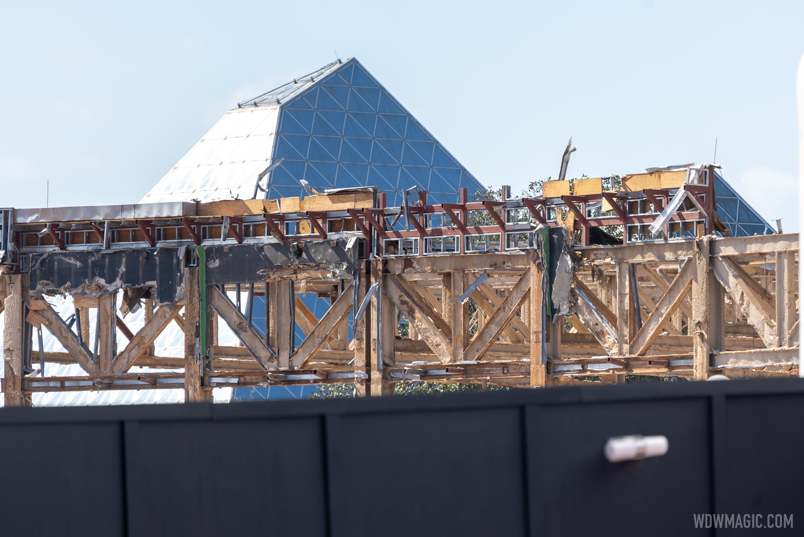 EPCOT Innoventions West demolition - February 9 2021 - Photo 8 of 9