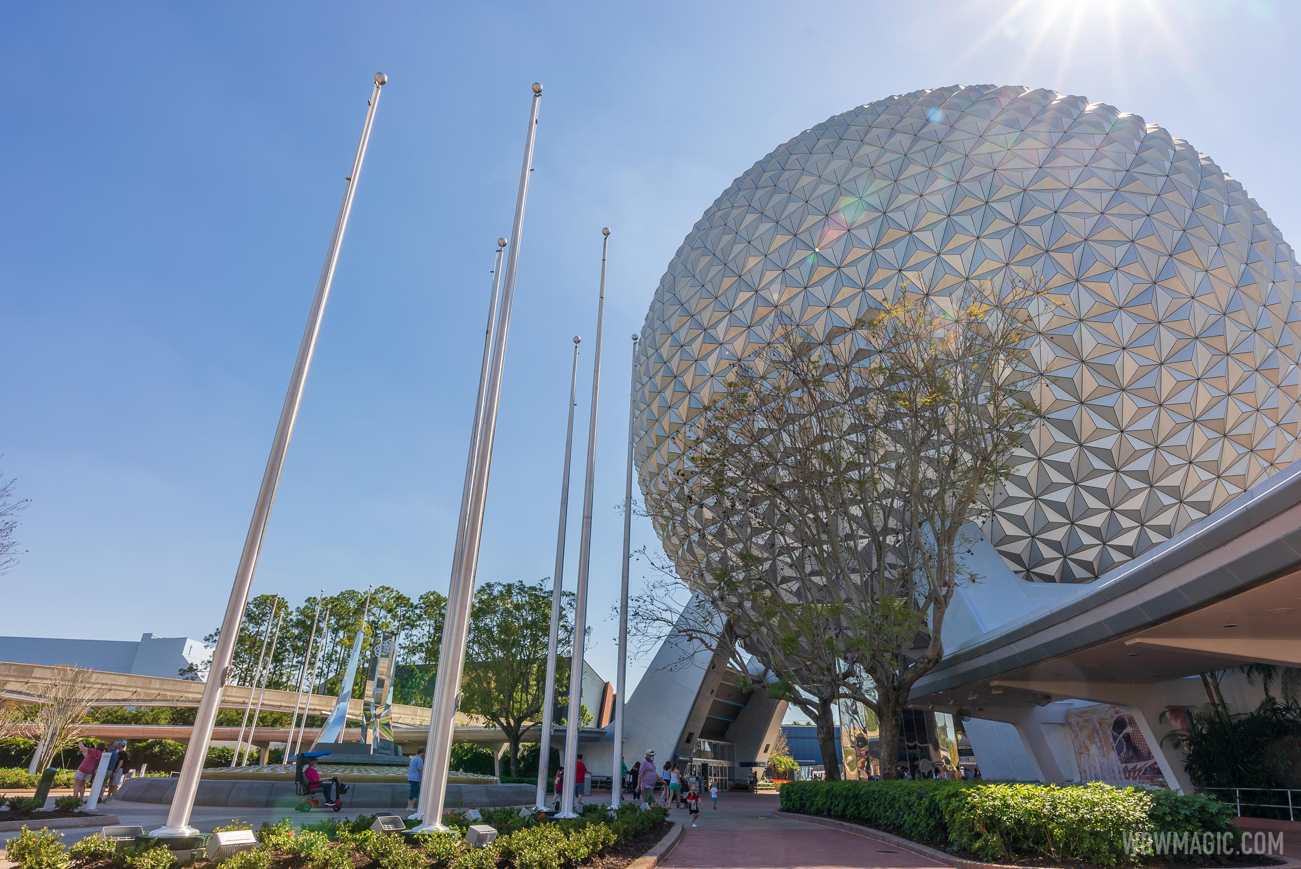 Epcot Elements EPCOT main entrance west flag poles - Photo 3 of 5