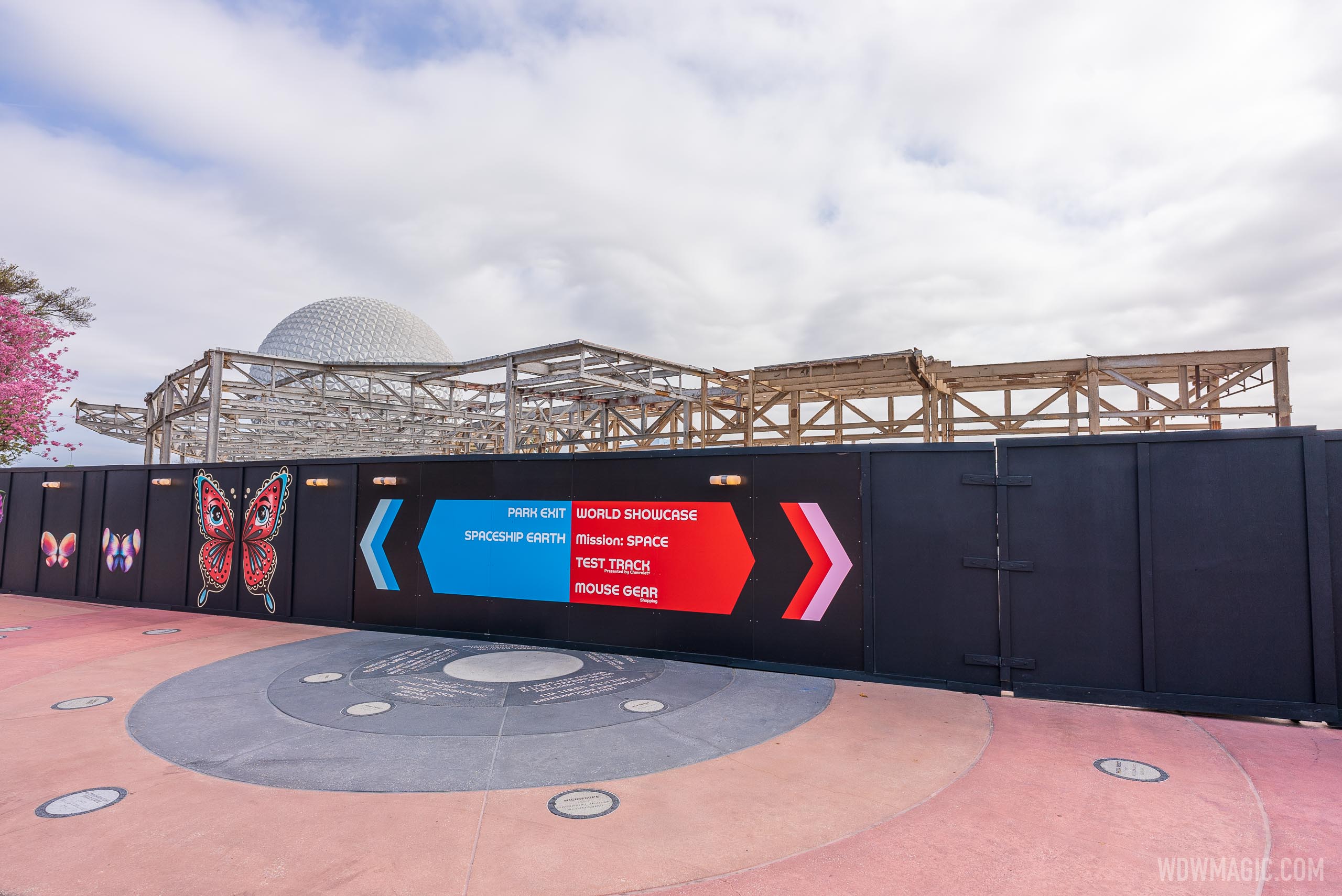 EPCOT Innoventions West demolition - March 2 2021 - Photo 4 of 7