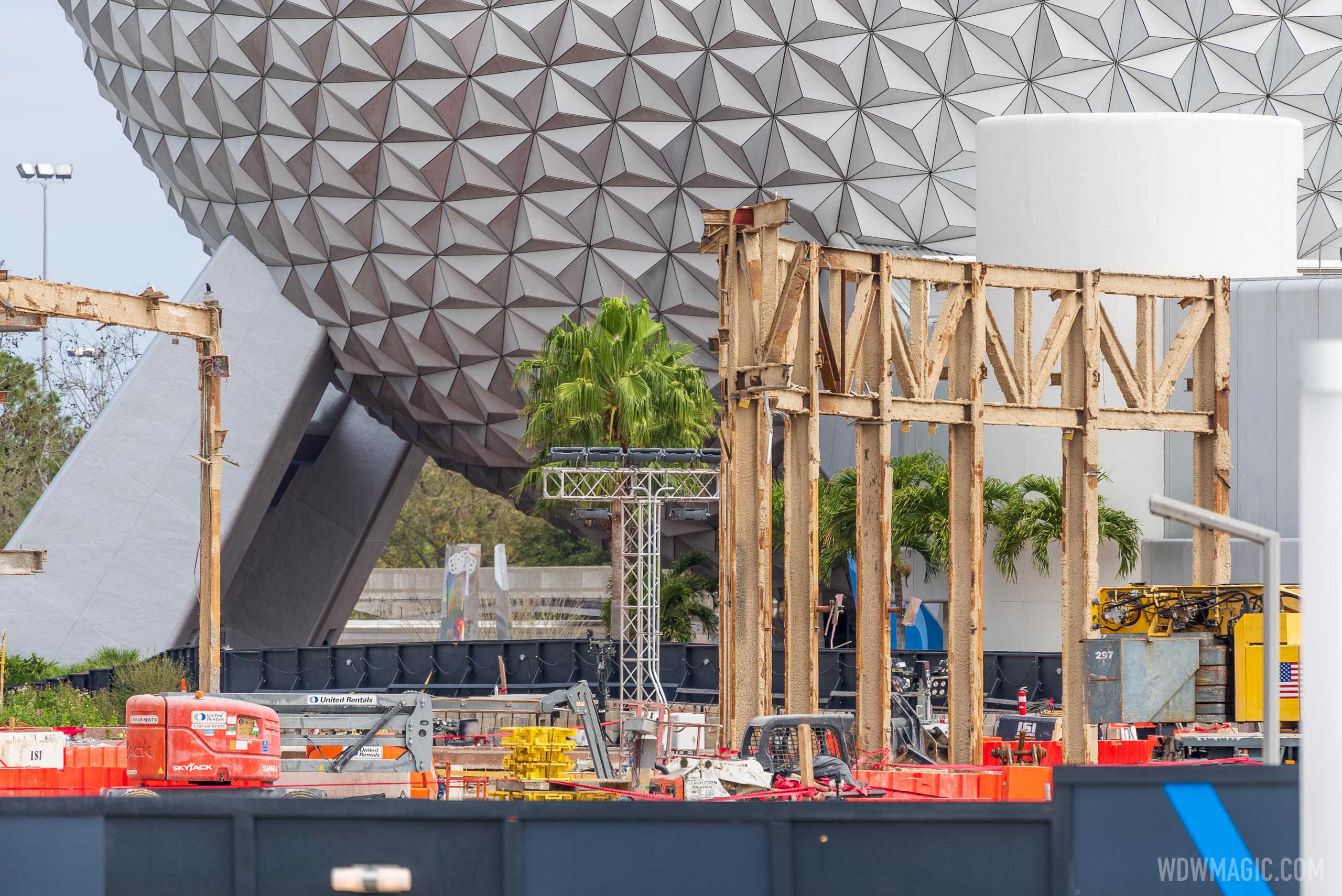 EPCOT Innoventions West demolition - March 2 2021