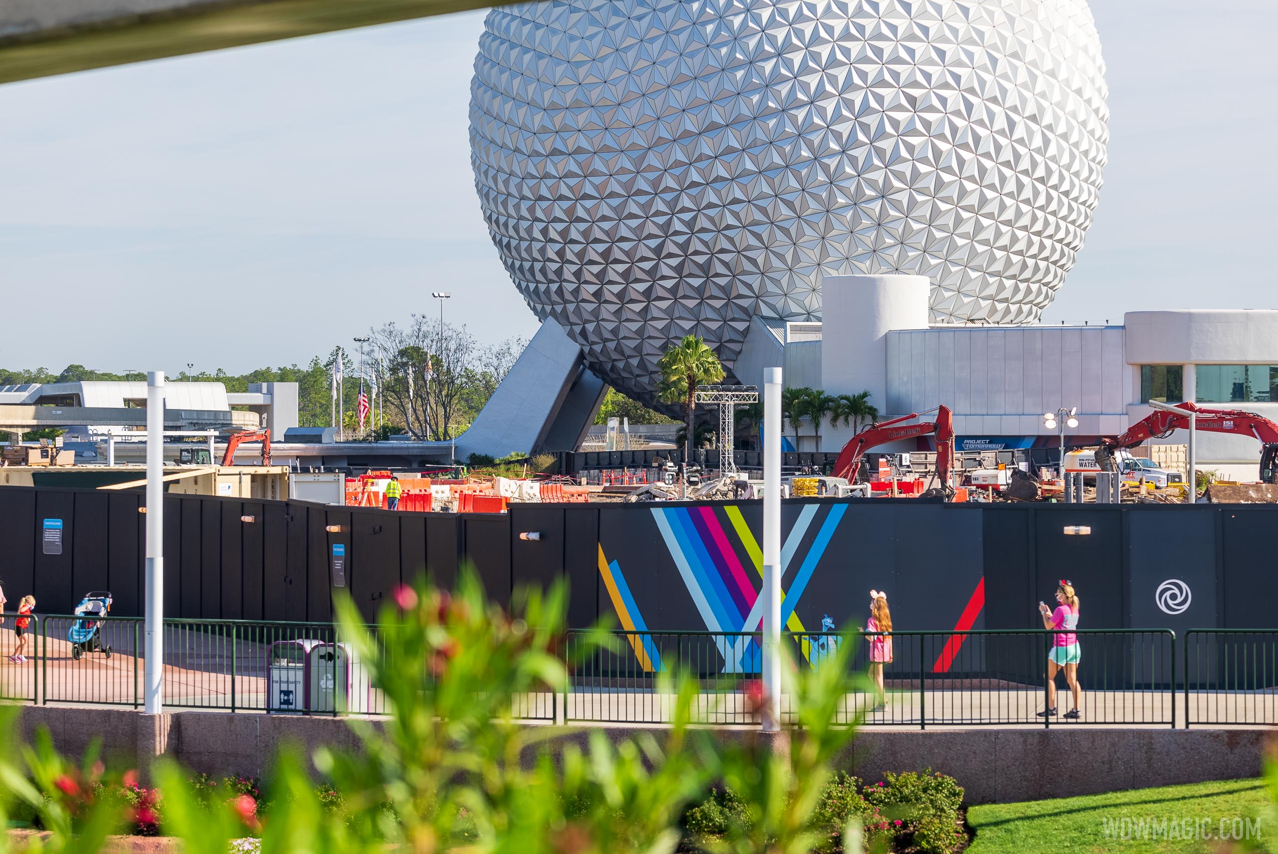EPCOT Innoventions West demolition - March 15 2021 - Photo 5 of 6