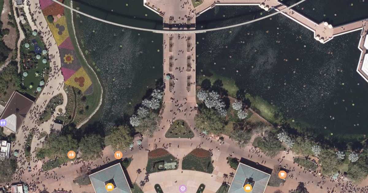 Epcot Bridge EPCOT bridge to World Showcase splash pad removed - Photo 5 of 5