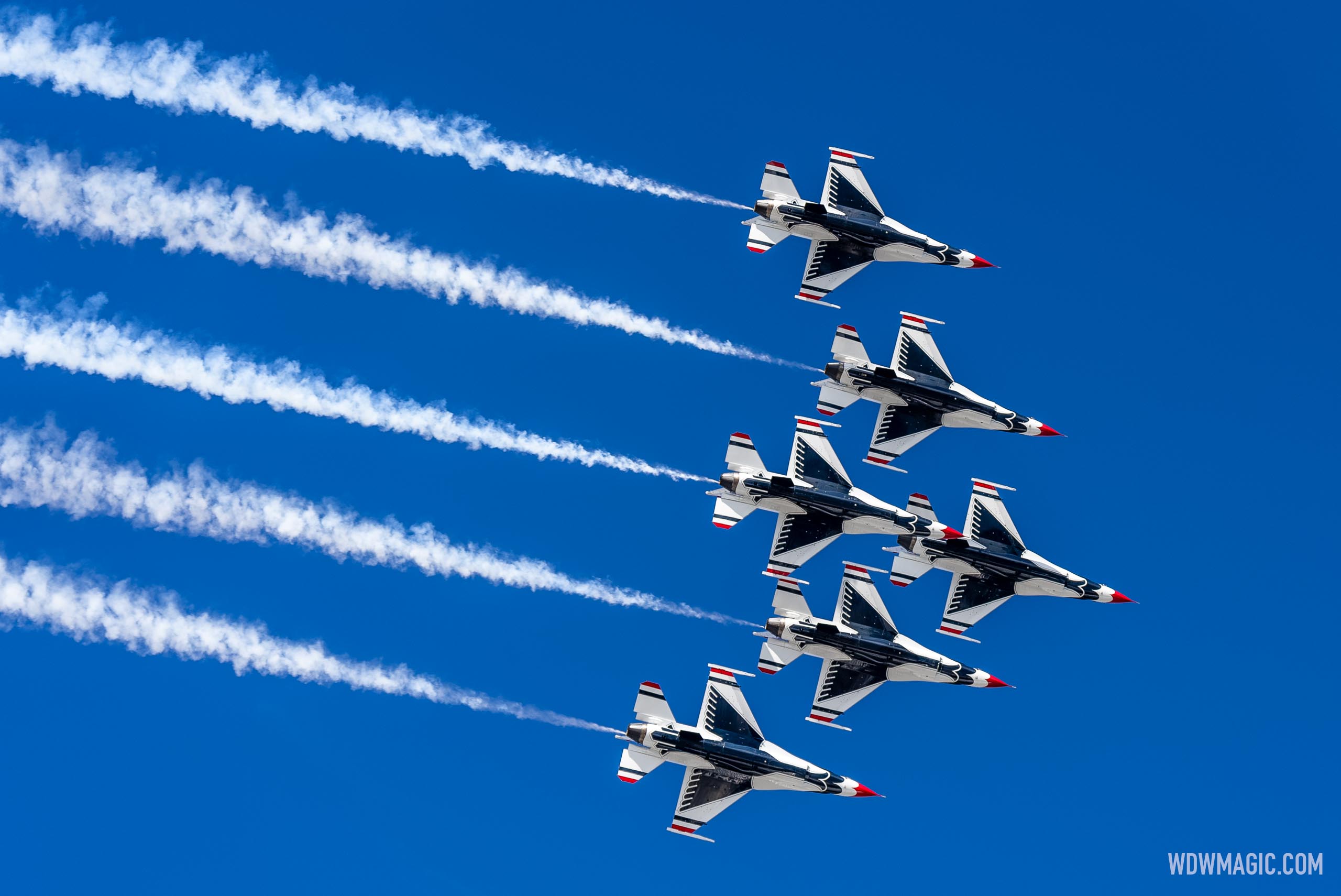 Thunderbirds Flyover EPCOT October 30 2023 - Photo 5 of 10