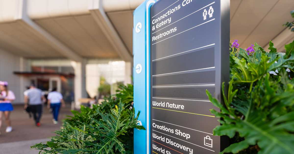 Epcot Ride Signs EPCOT World celebration directional signage - Photo 2 of 5