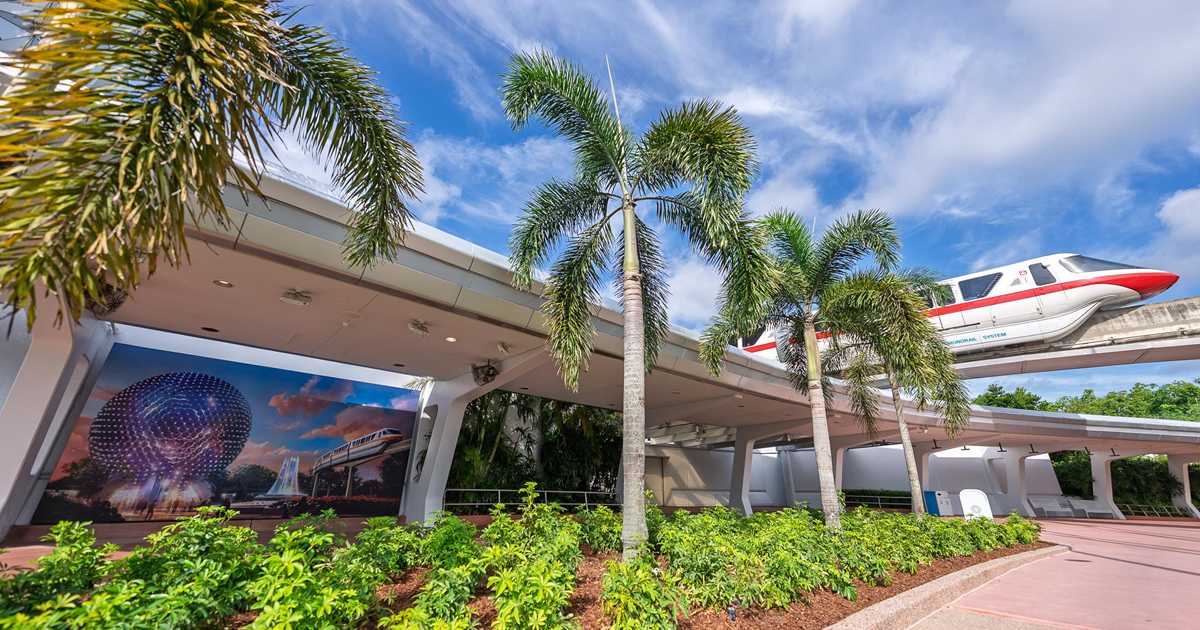 New Epcot Layout New EPCOT Main Entrance Area Landscaping and Palm Trees - Photo 4 of 8