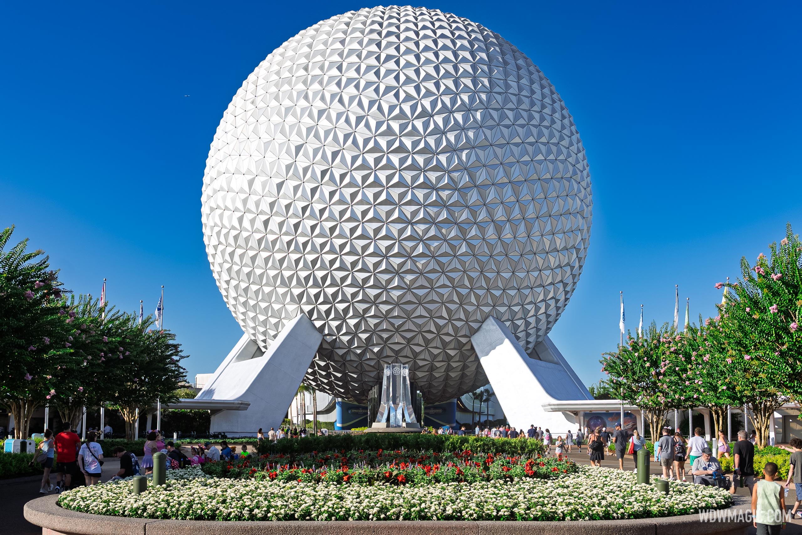 EPCOT Main Entrance Landscaping Update — June 2026 - Photo 2 of 6