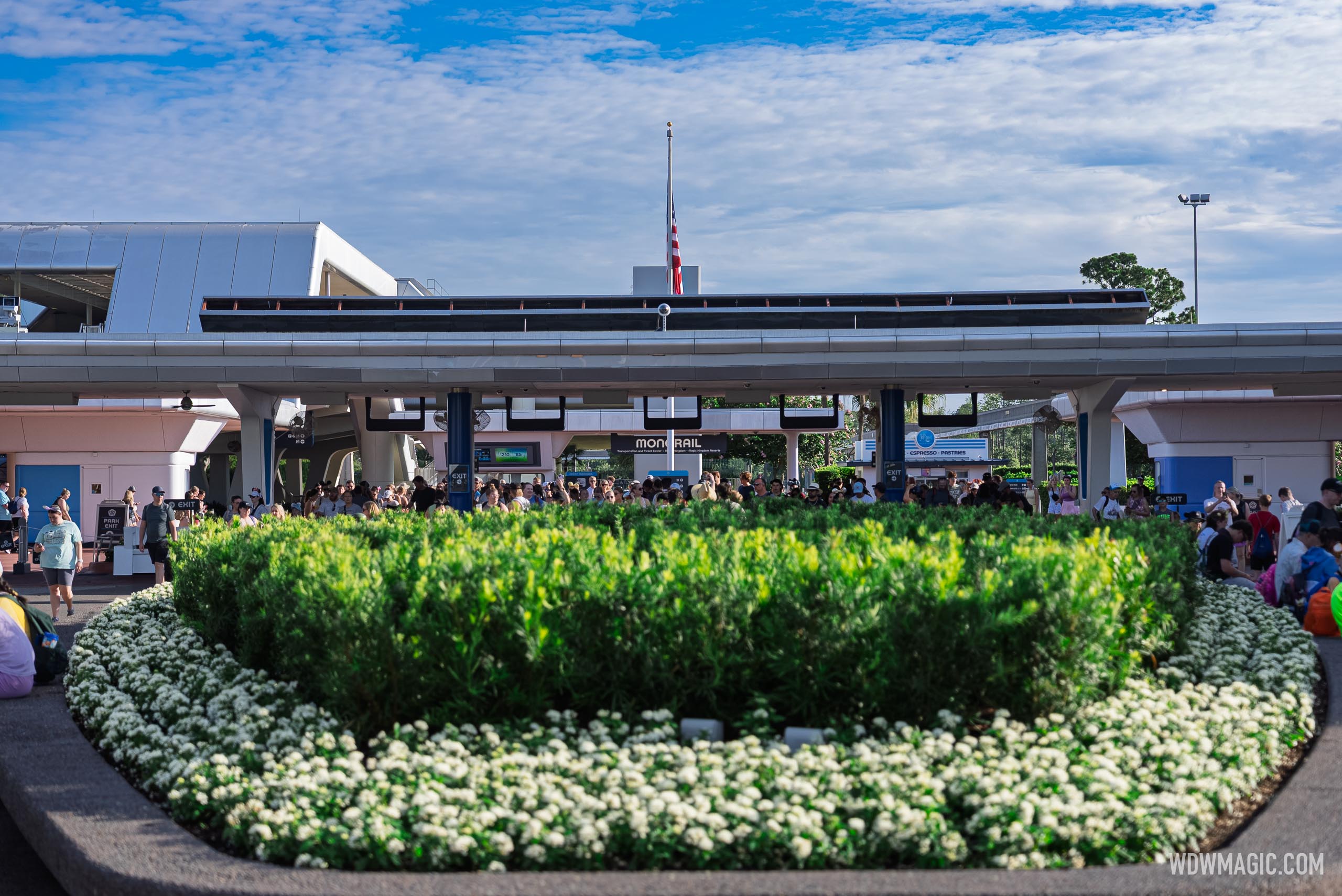EPCOT Main Entrance Landscaping Update — June 2026 - Photo 5 of 6