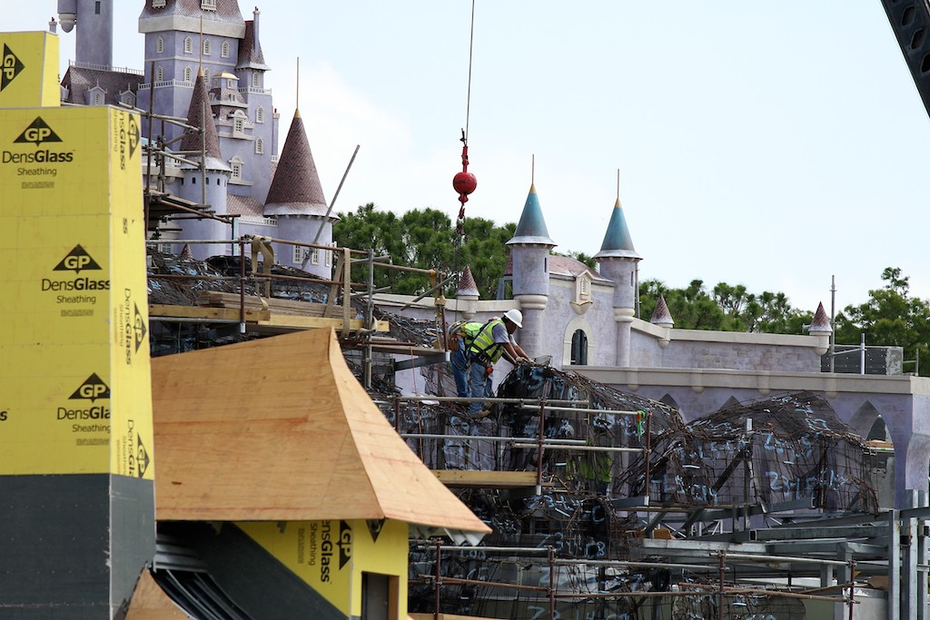 PHOTOS - Huge Fantasyland construction update as progress races forward