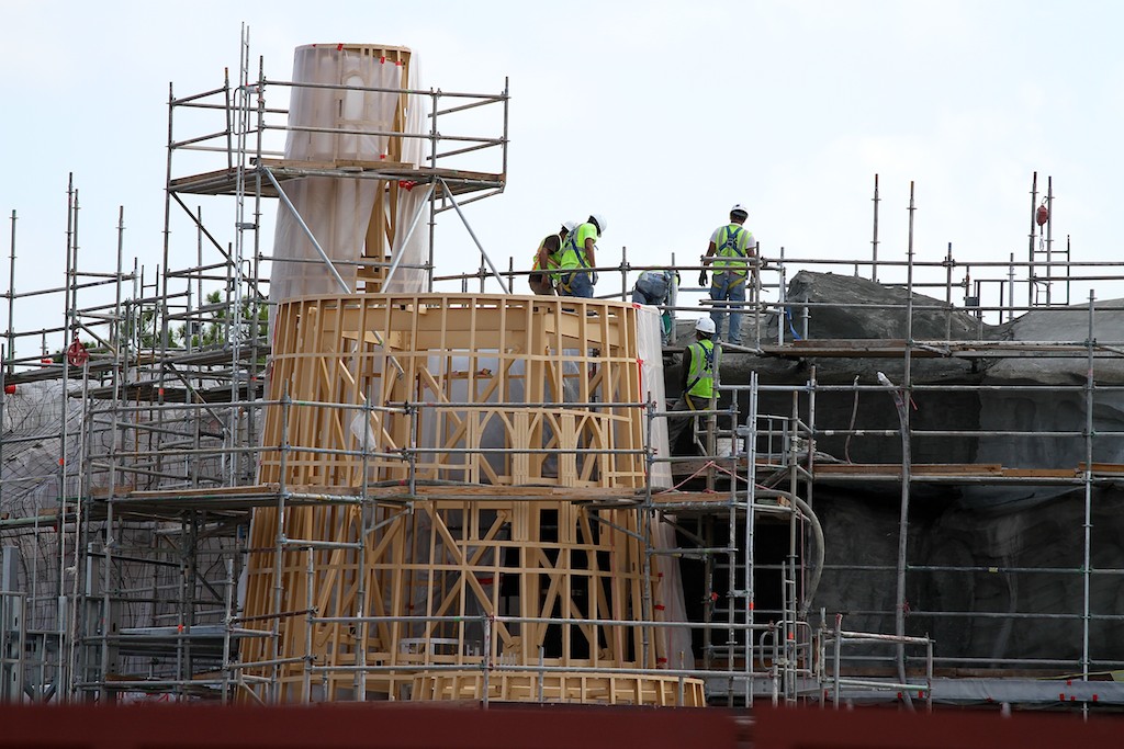 PHOTOS - Huge Fantasyland construction update as progress races forward