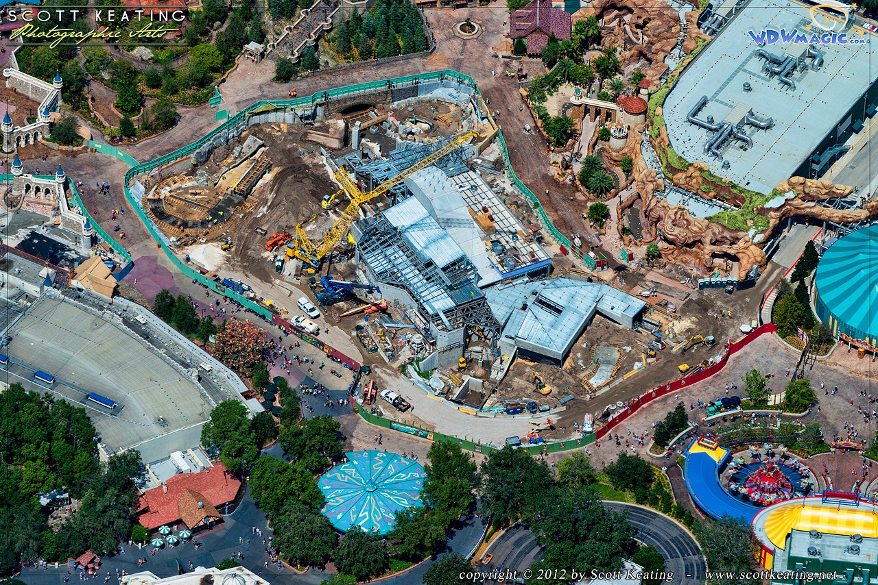 Aerial views of new Fantasyland Photo 6 of 8