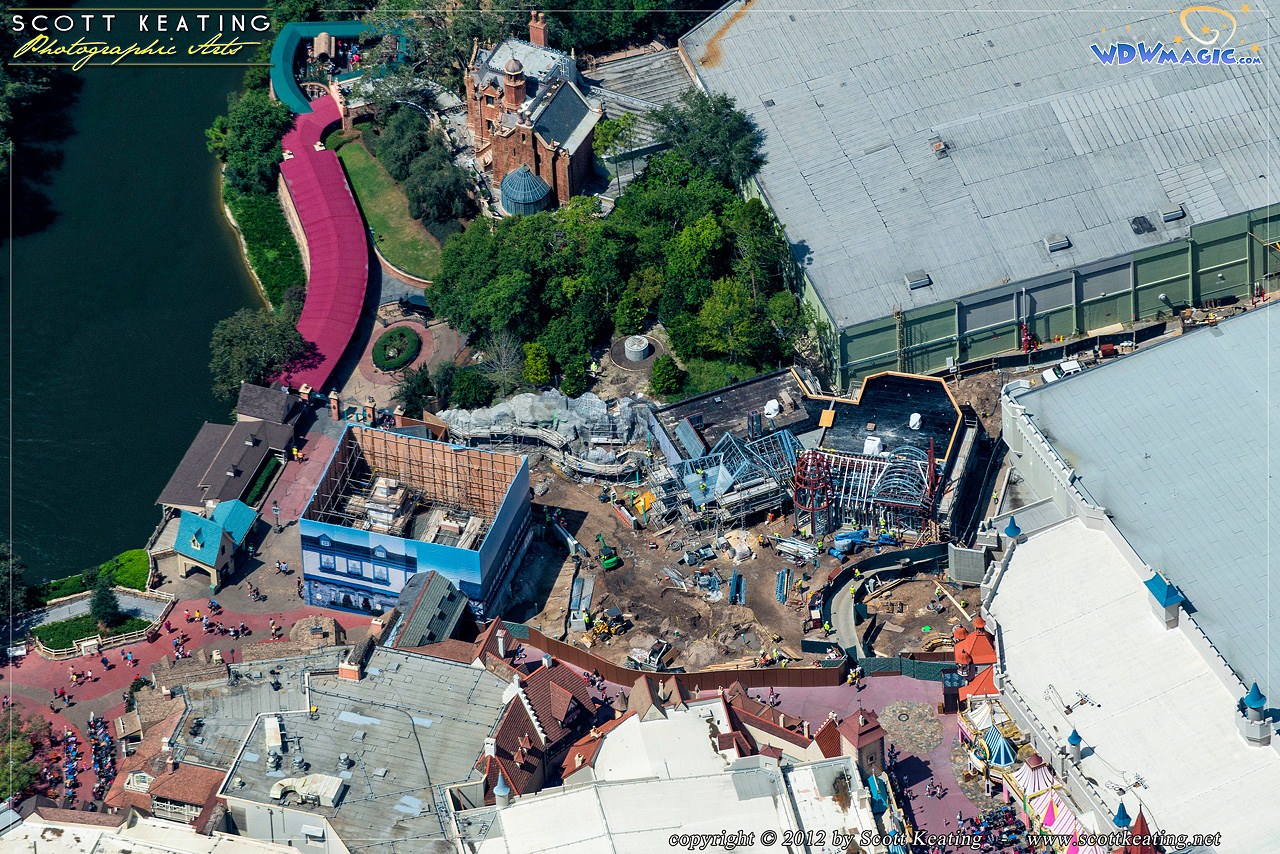 Aerial views of new Fantasyland Photo 8 of 8