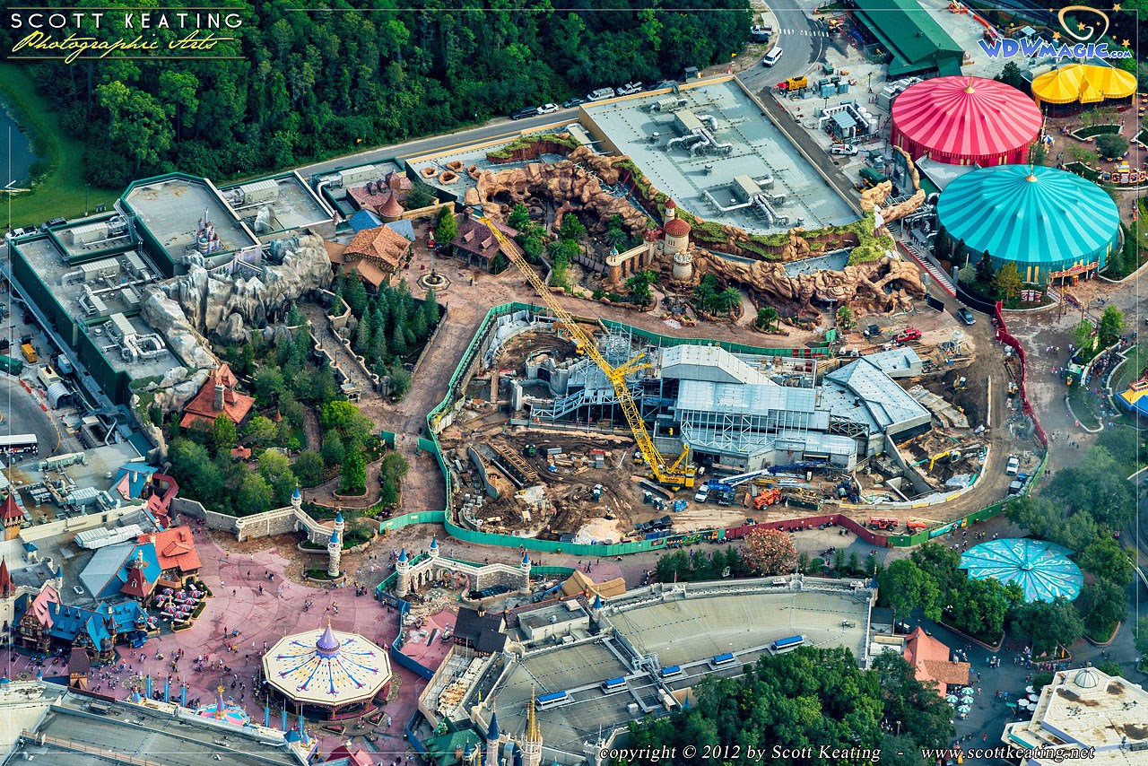 Aerial views of new Fantasyland - Photo 1 of 4