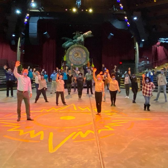 Festival of the Lion King rehearsals