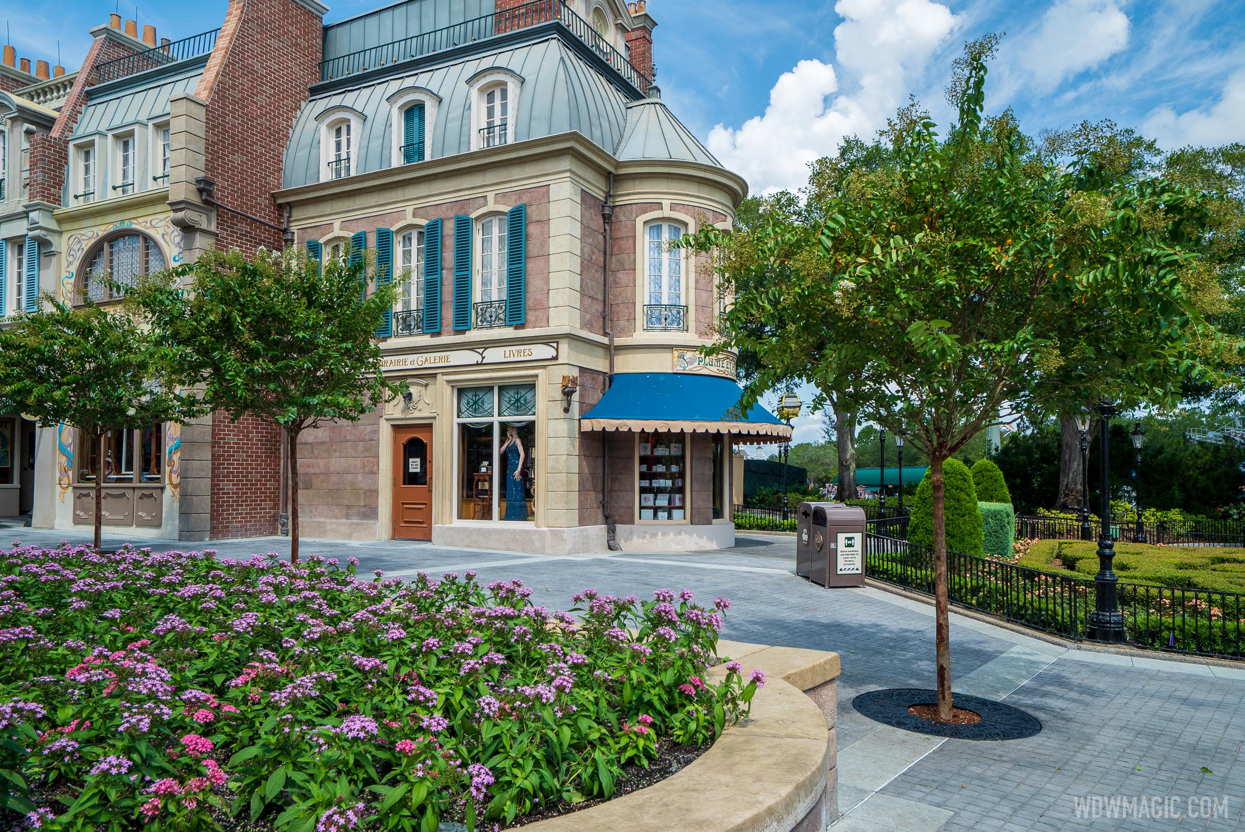 Views of the France Pavilion with newly planted trees Photo 3 of 5