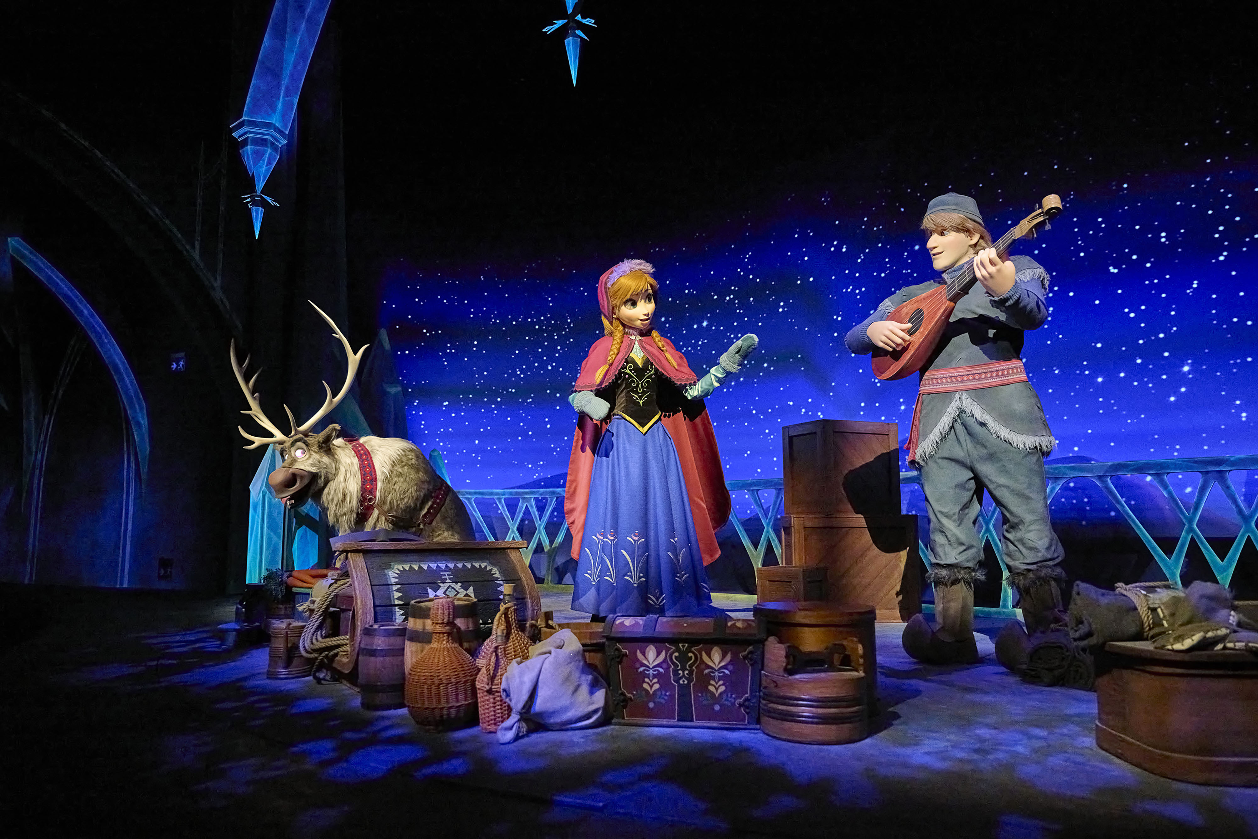 New Frozen Ever After Audio-Animatronics figures