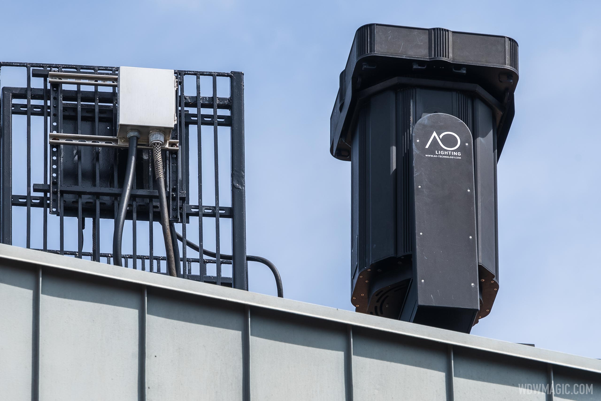 EPCOT Harmonious Alpha One Falcon searchlight rooftop mounted at the ...