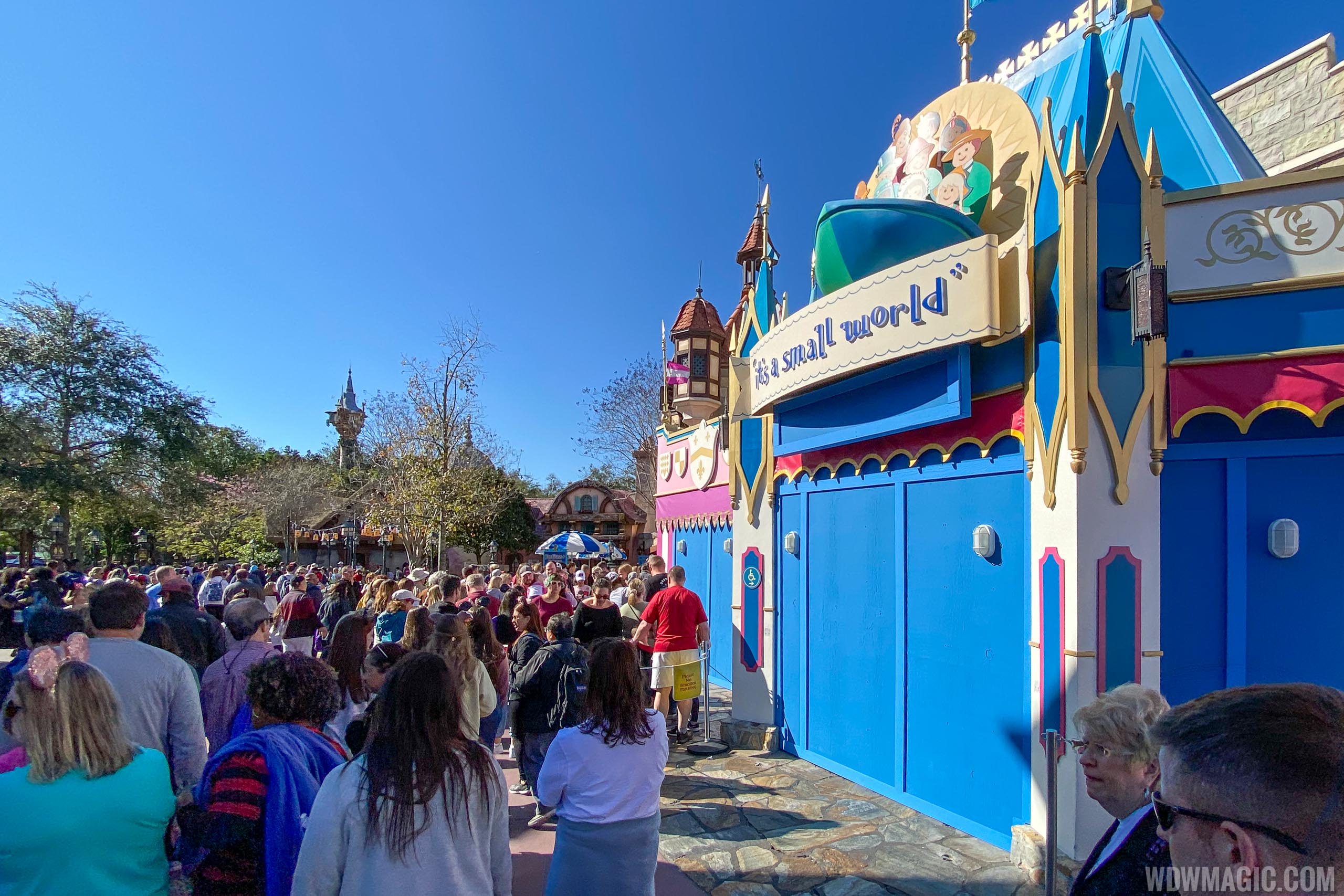 it's a small world queue refurbishment February 2020 Photo 2 of 4