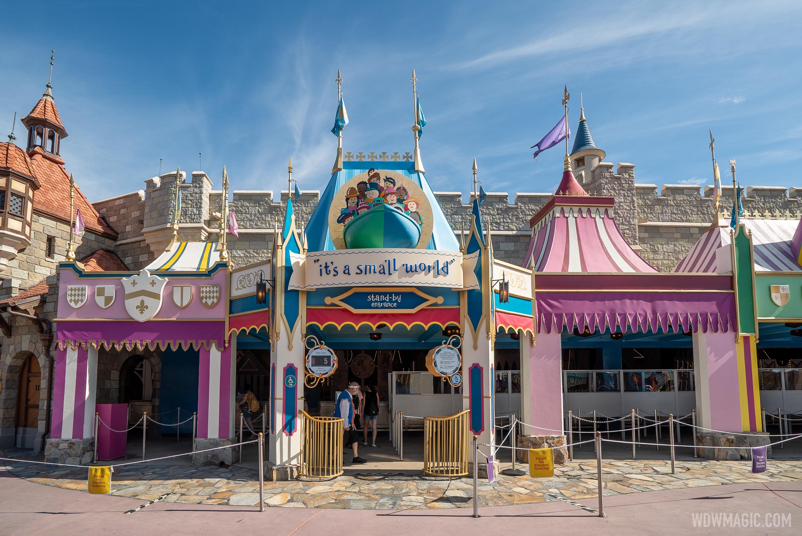 it's a small world queue refurbishment completed Photo 2 of 4