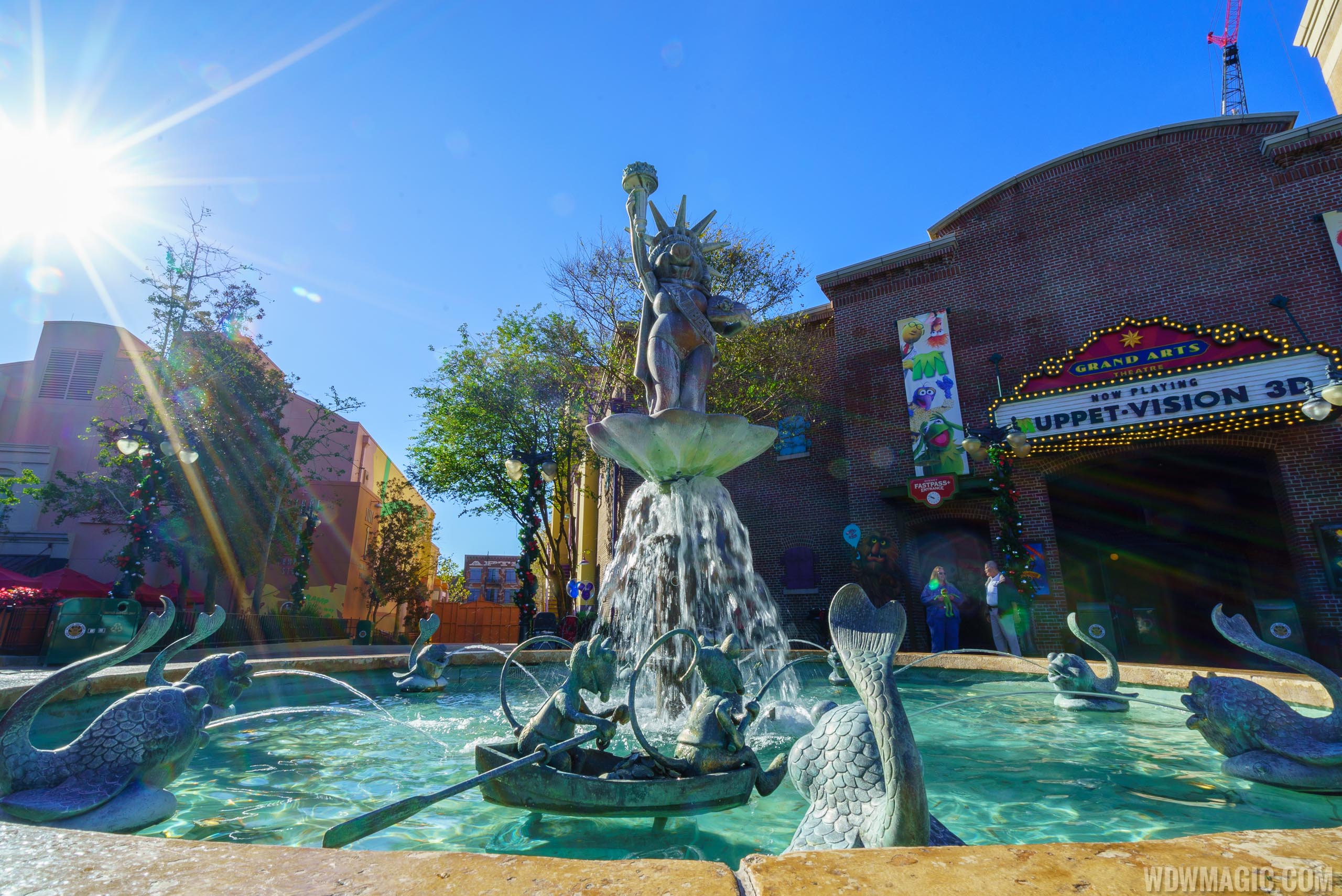PHOTOS - Muppets Fountain returns to Grand Avenue at Disney's Hollywood