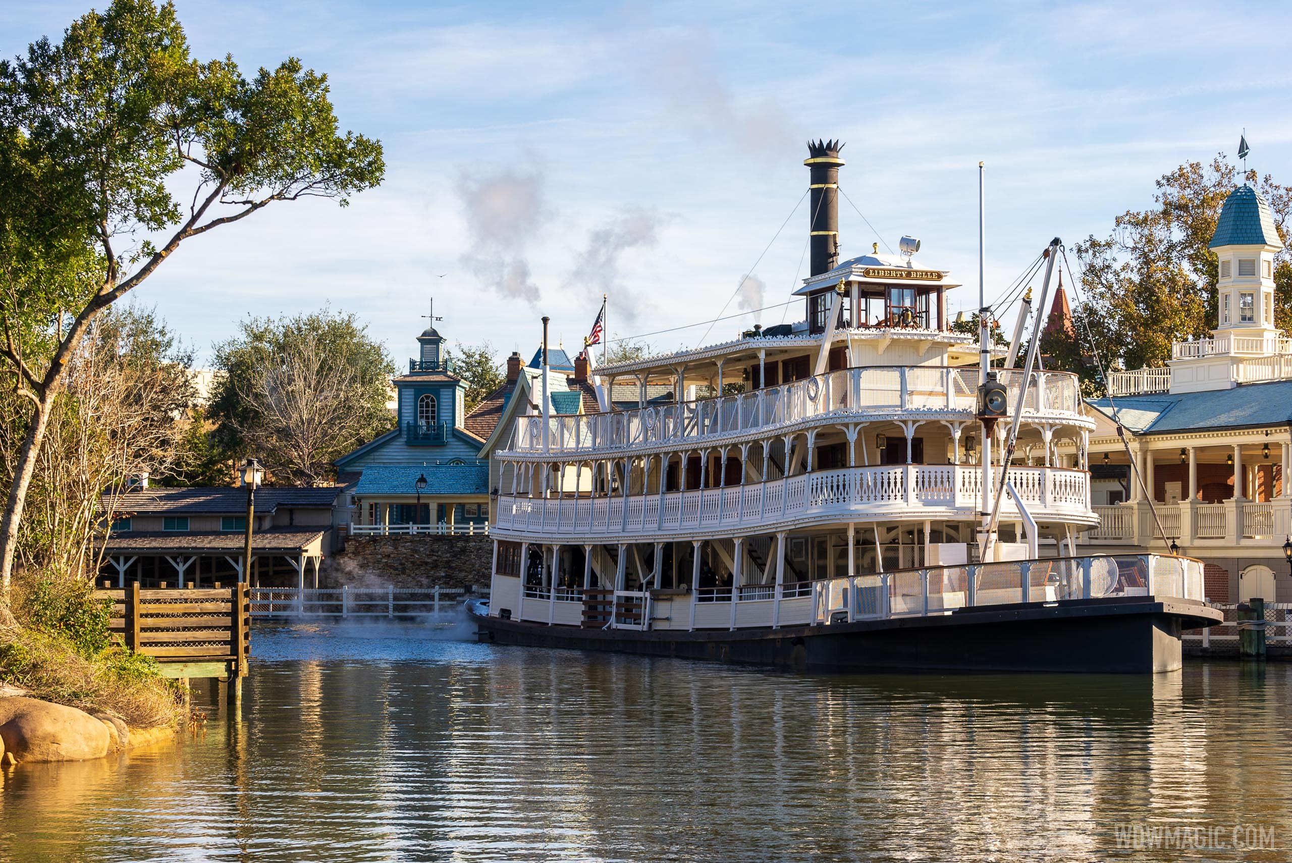 Liberty Belle returns to the Rivers of America
