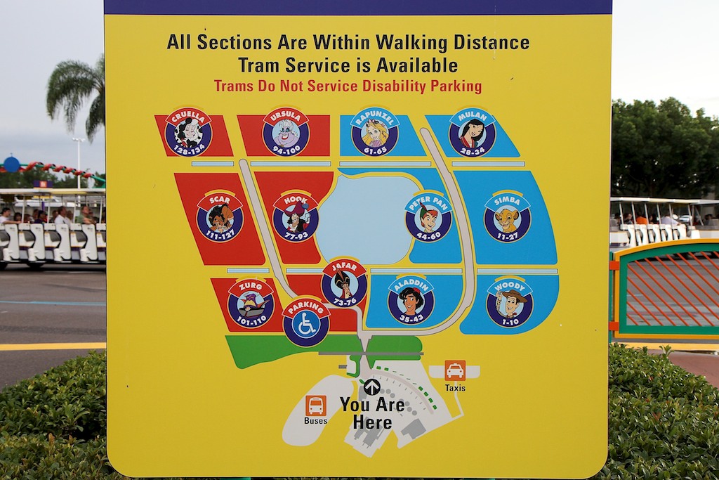 disney world magic kingdom parking directions
