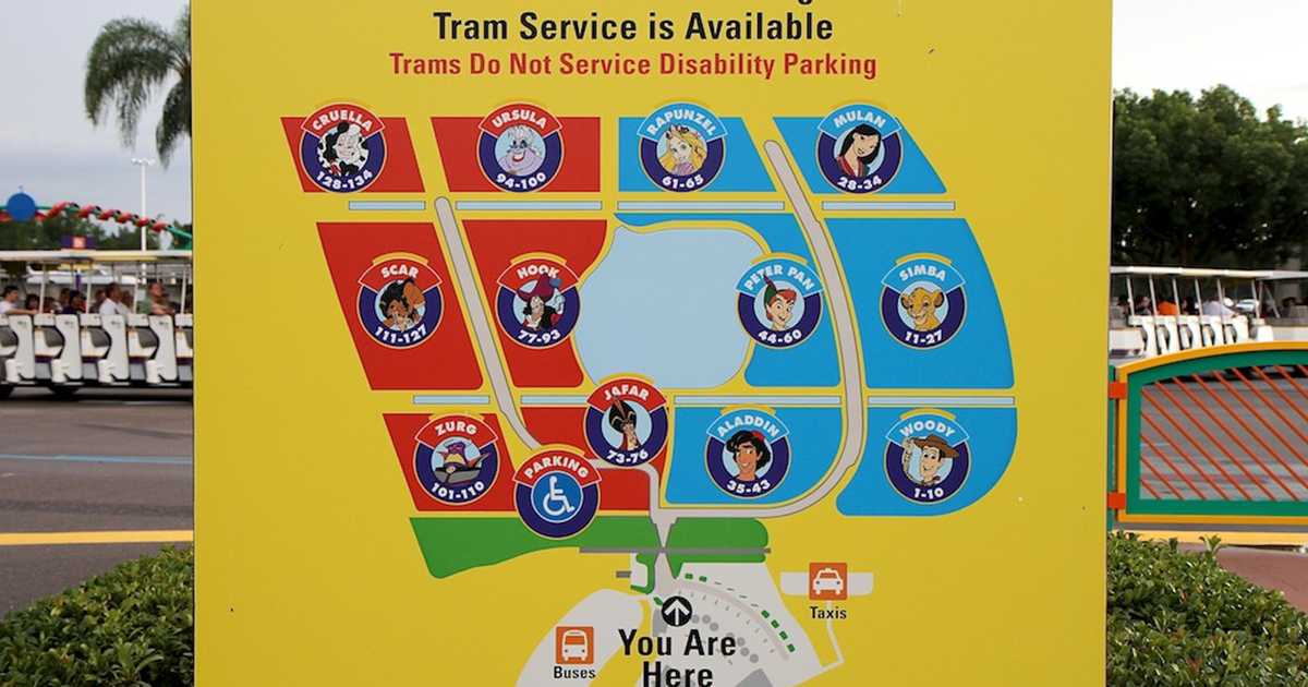 New Magic Kingdom Ttc Parking Layout Photo 5 Of 11 Magic Kingdom Parking Lot Map