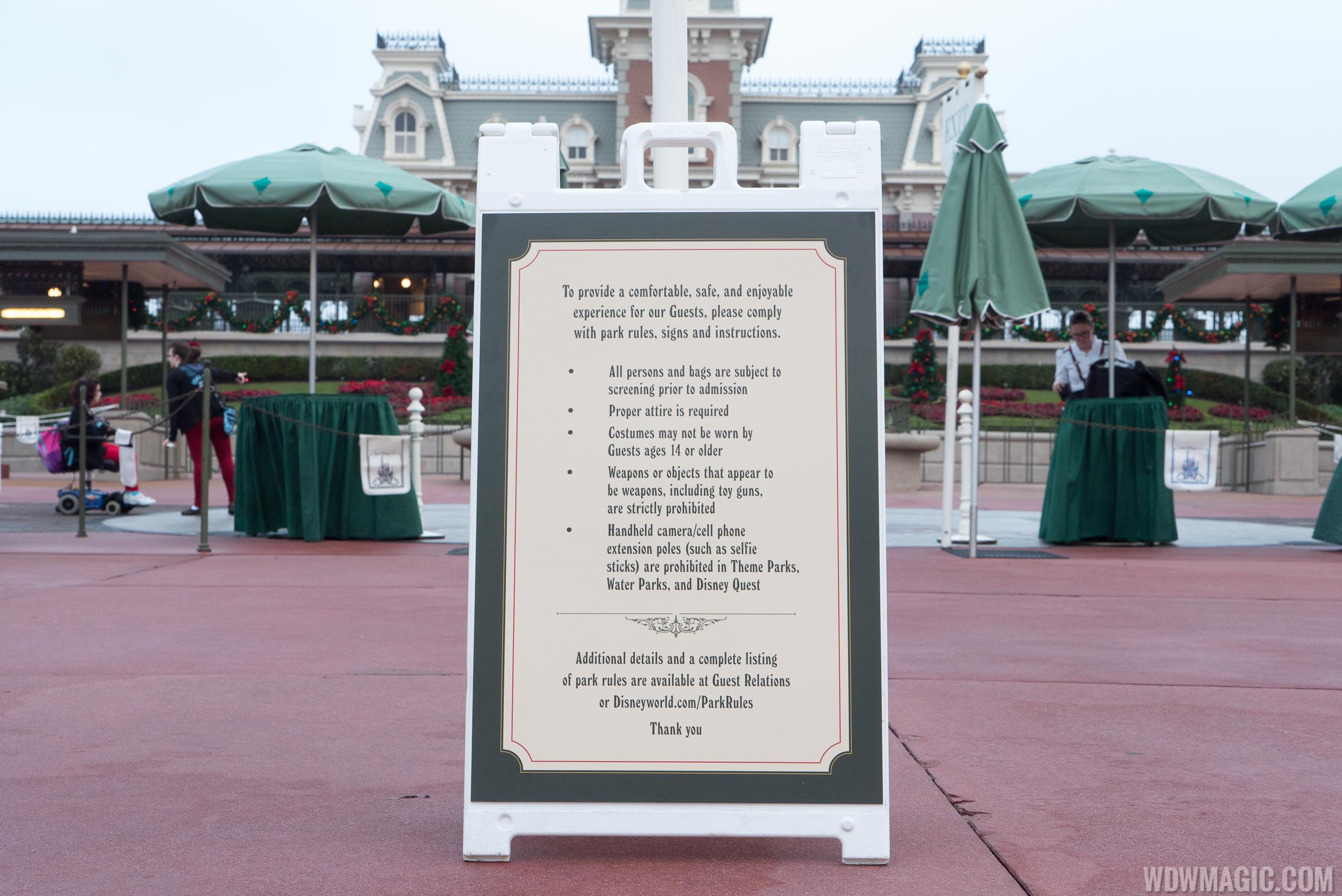 PHOTOS Disney adds metal detectors at park entrances along with ban